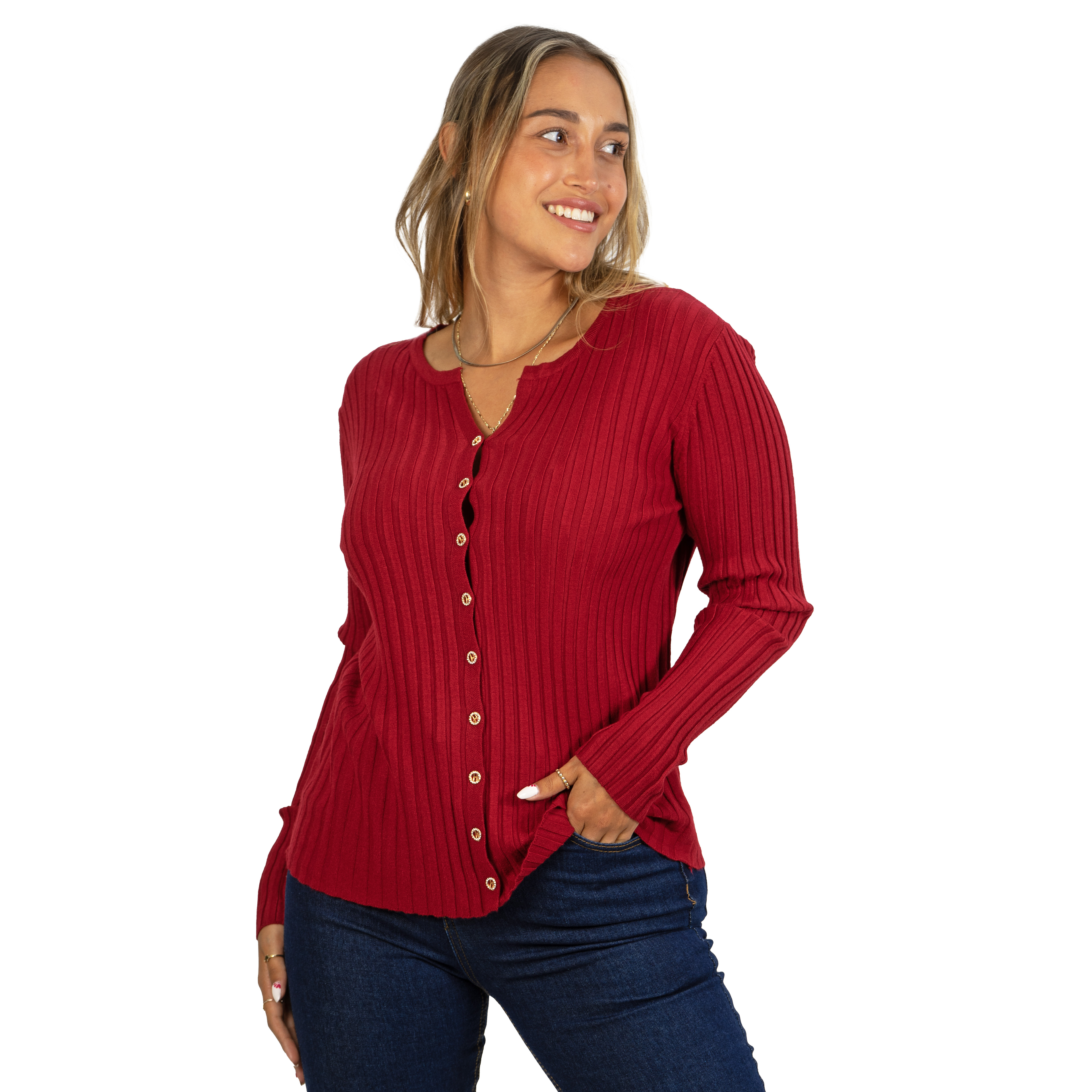 Sweater Básico con Botones colores 13