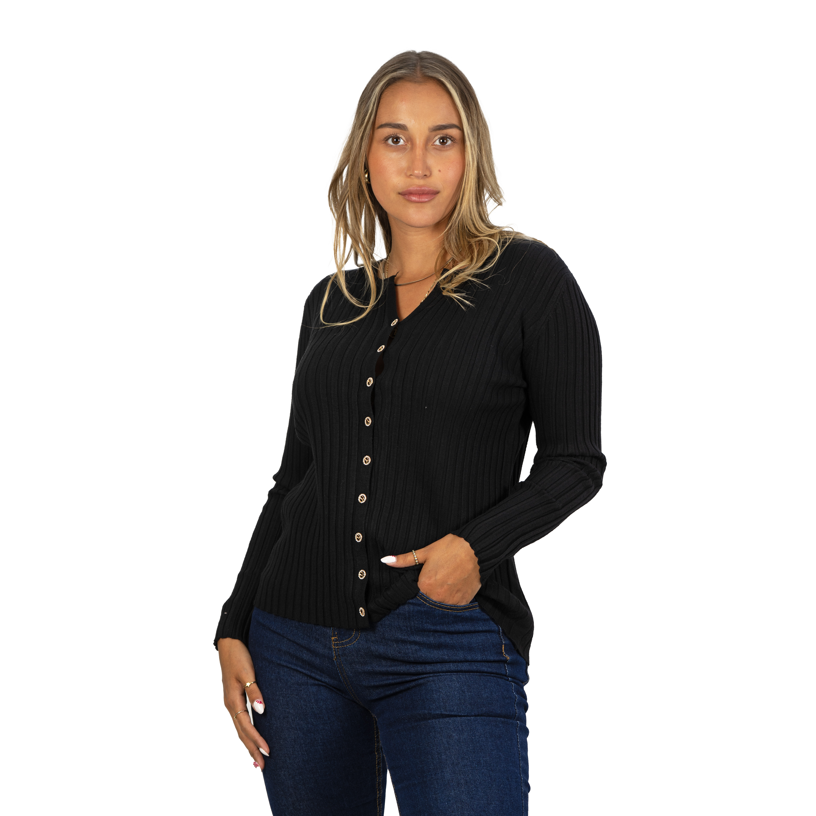 Sweater Básico con Botones colores 16