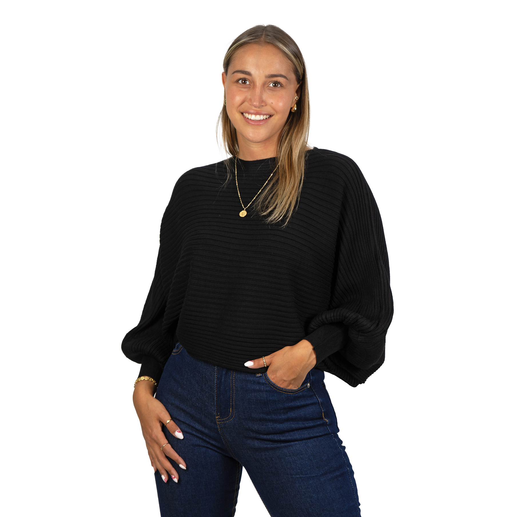 Chaleco mujer manga globo  1