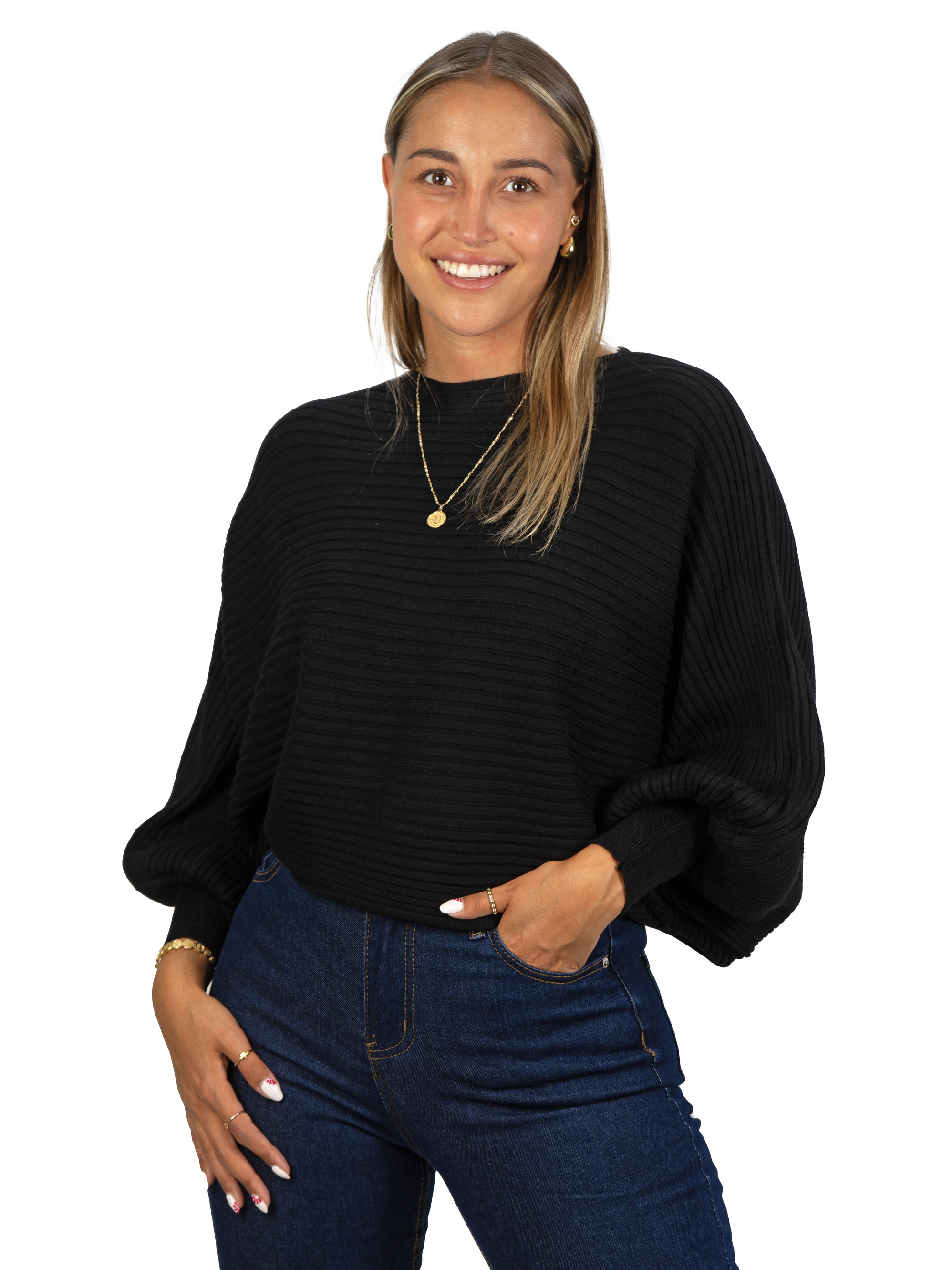 Chaleco mujer manga globo  1