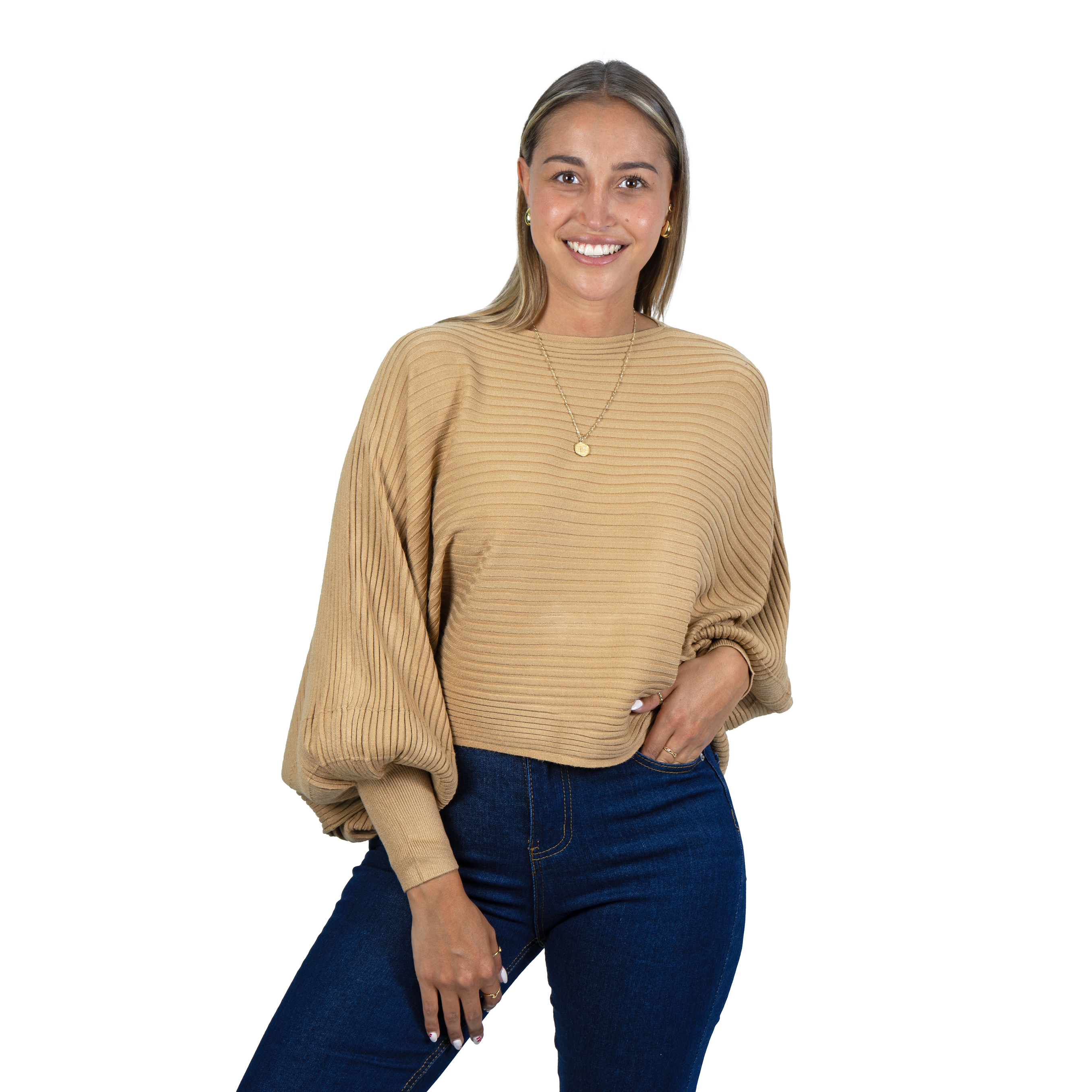 Chaleco mujer manga globo  4