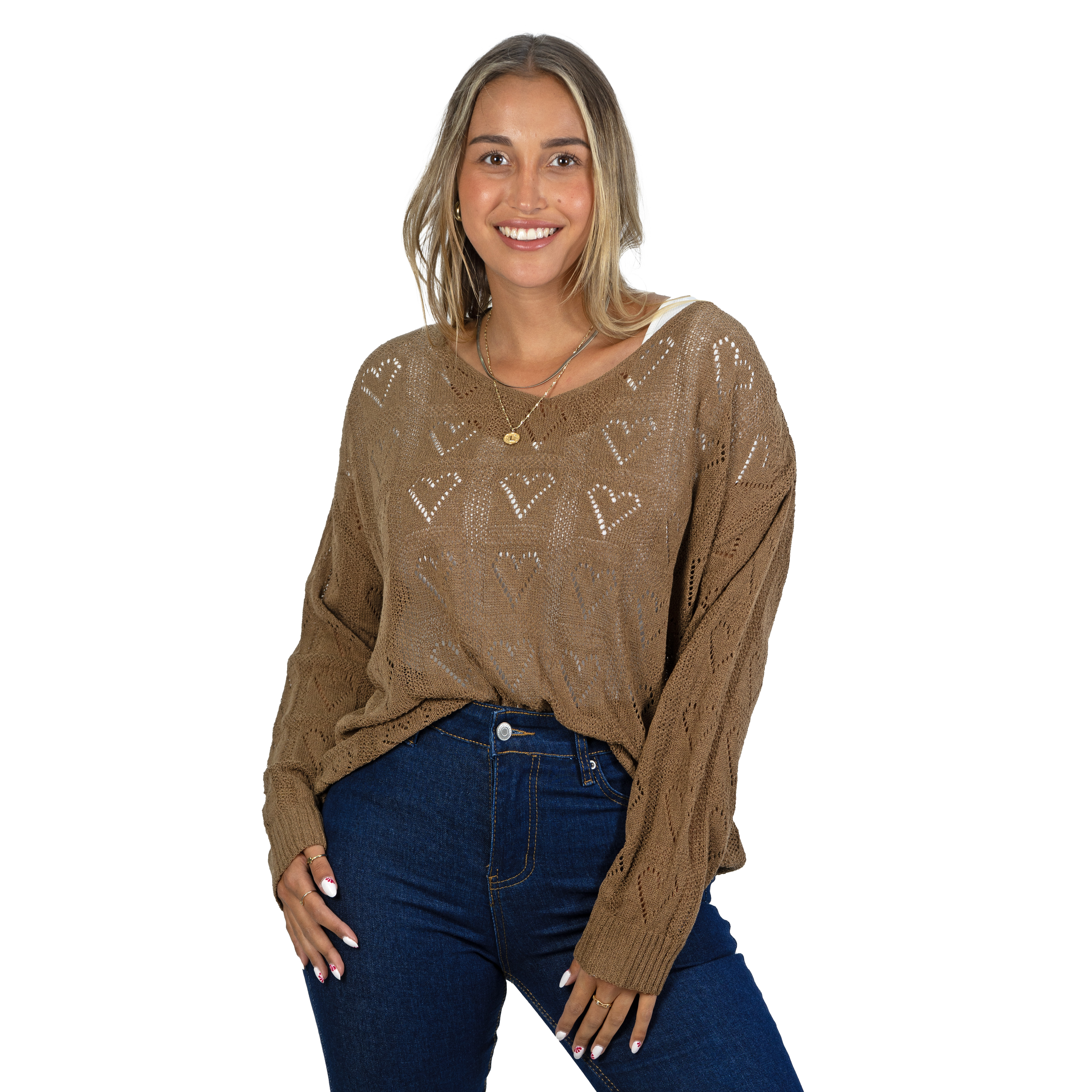 Chaleco Mujer  Hilo tejido Oversize Sofía 2