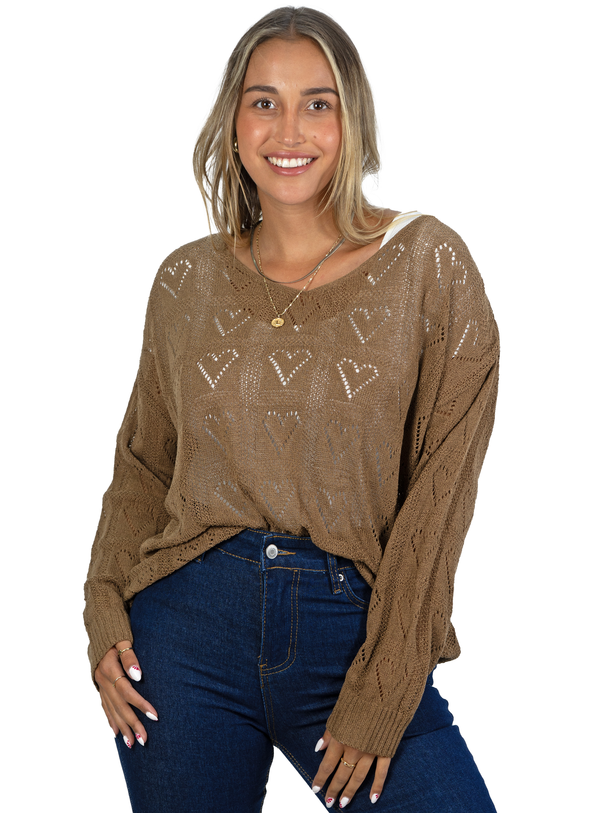 Chaleco Mujer  Hilo tejido Oversize Sofía 2