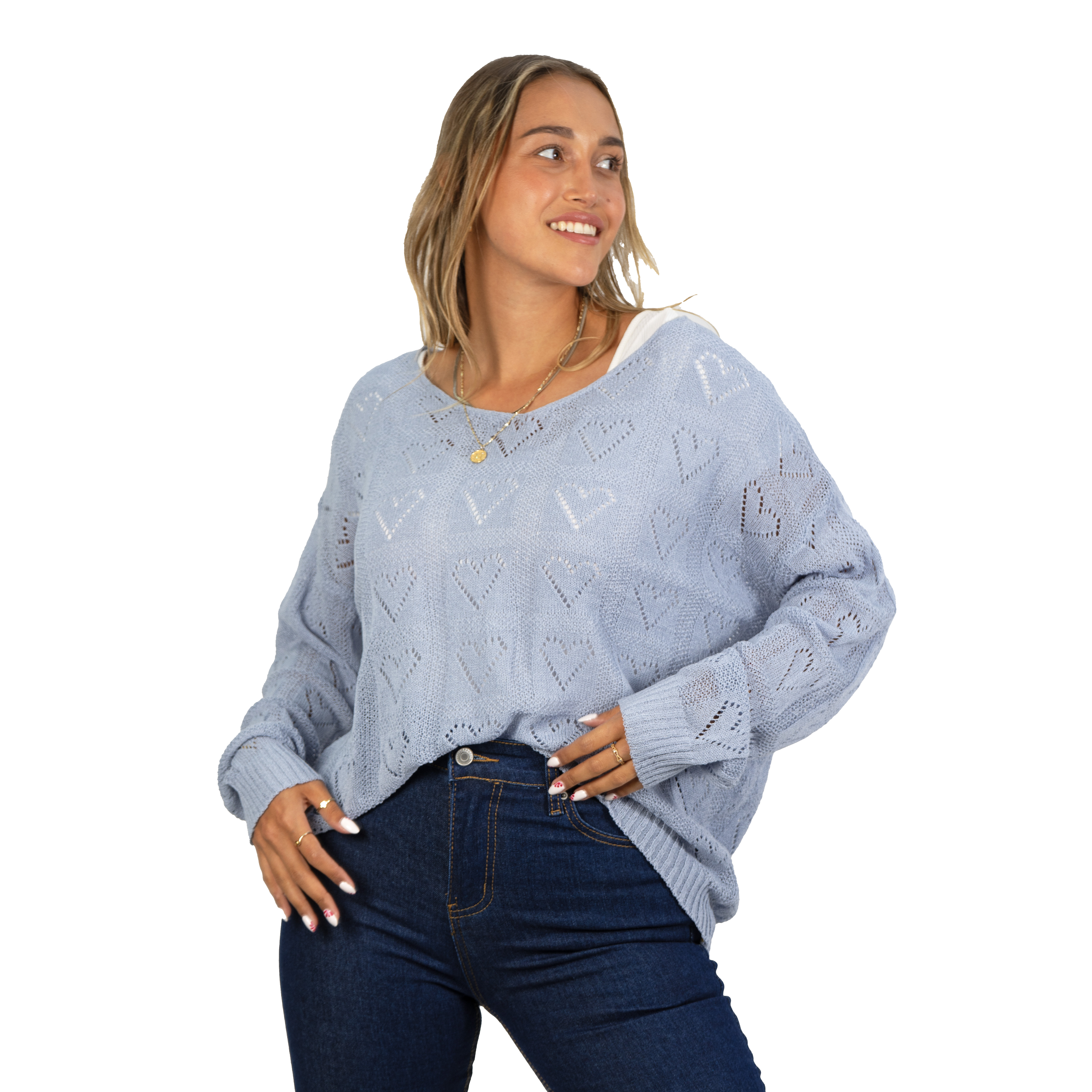 Chaleco Mujer  Hilo tejido Oversize Sofía 4