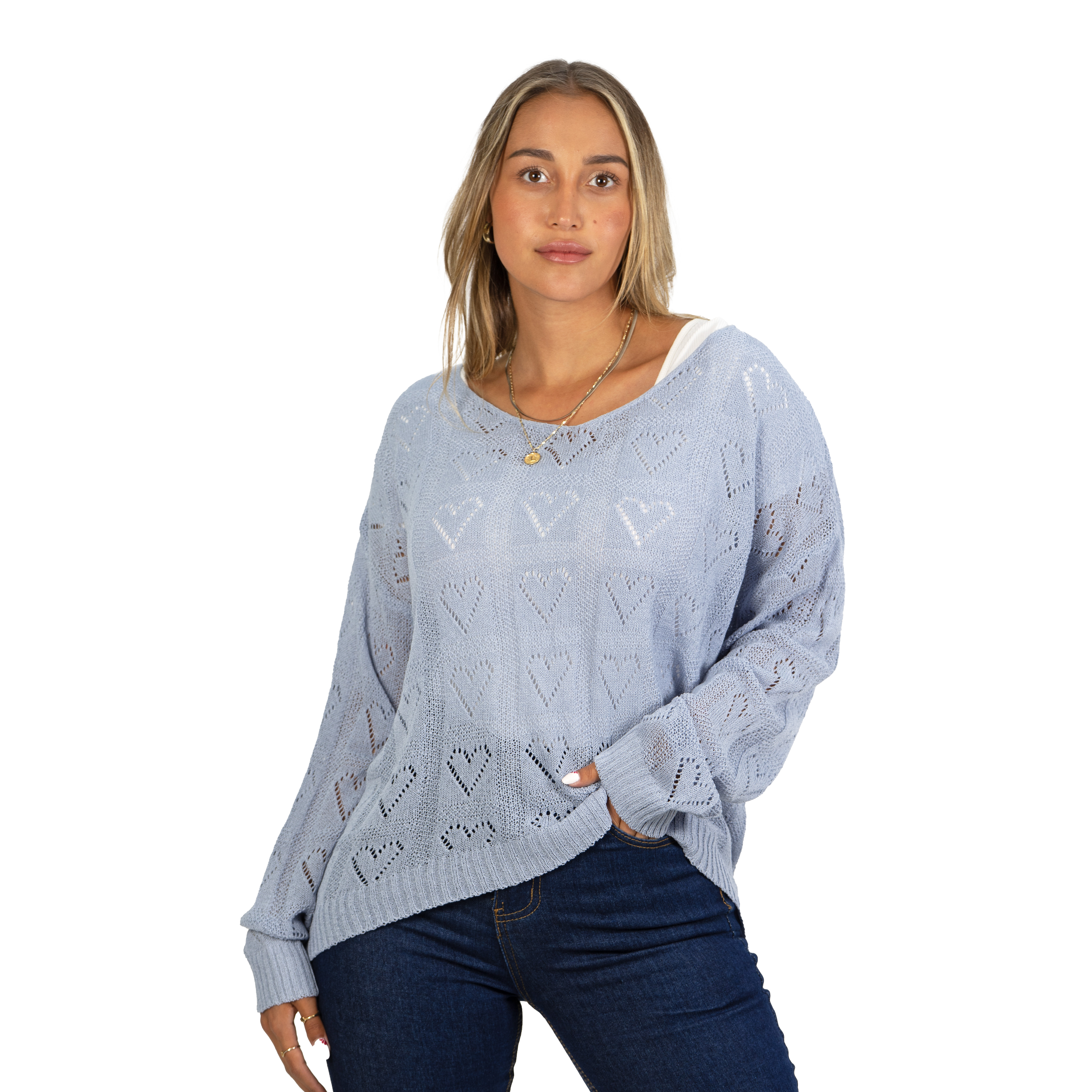 Chaleco Mujer  Hilo tejido Oversize Sofía 5