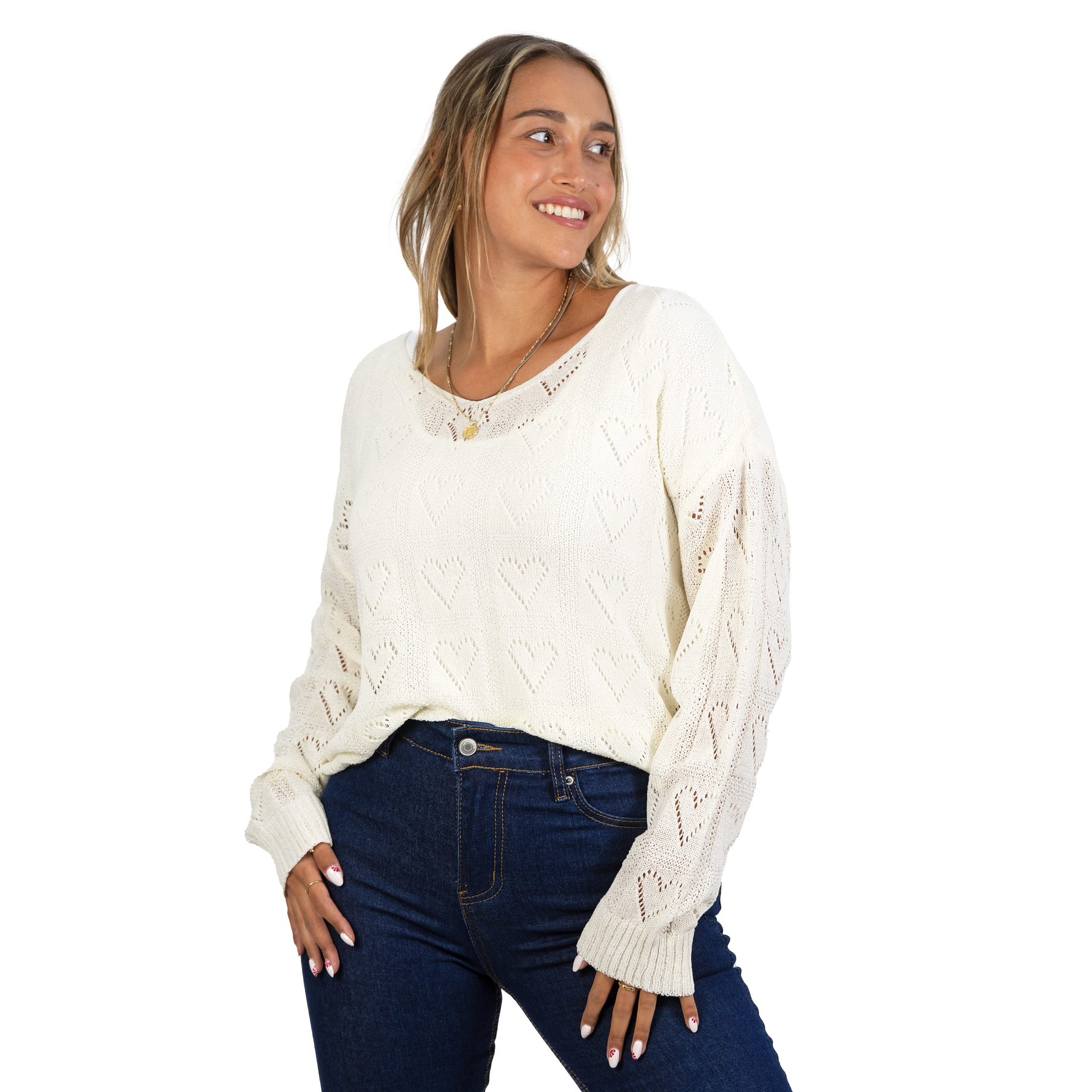 Chaleco Mujer  Hilo tejido Oversize Sofía 11