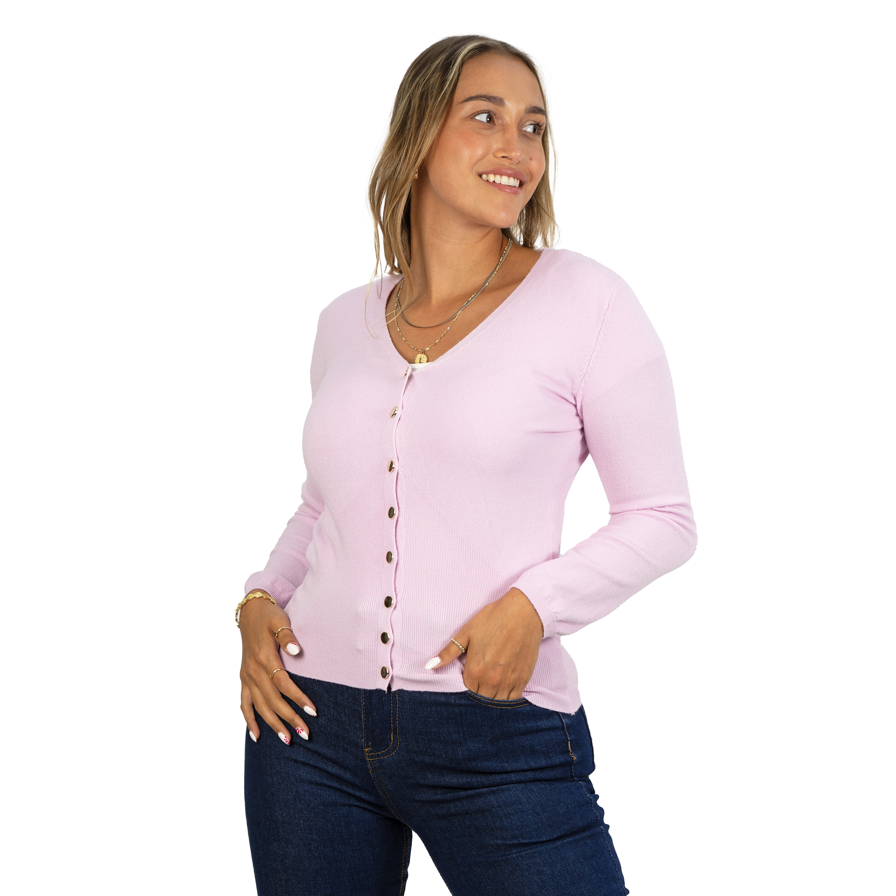 Chaleco botones tapadito colores Atenea 9