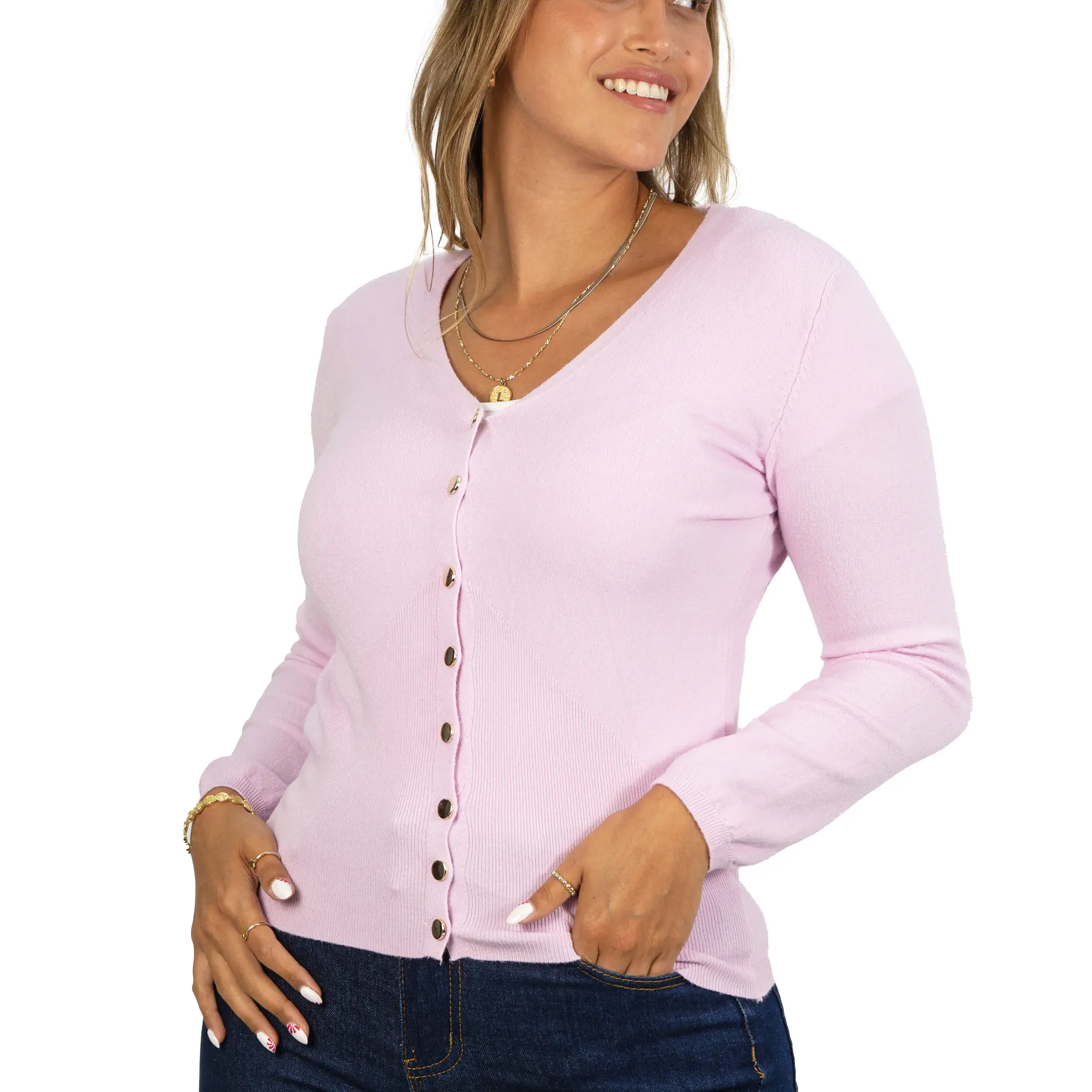 Chaleco botones tapadito colores Atenea 9