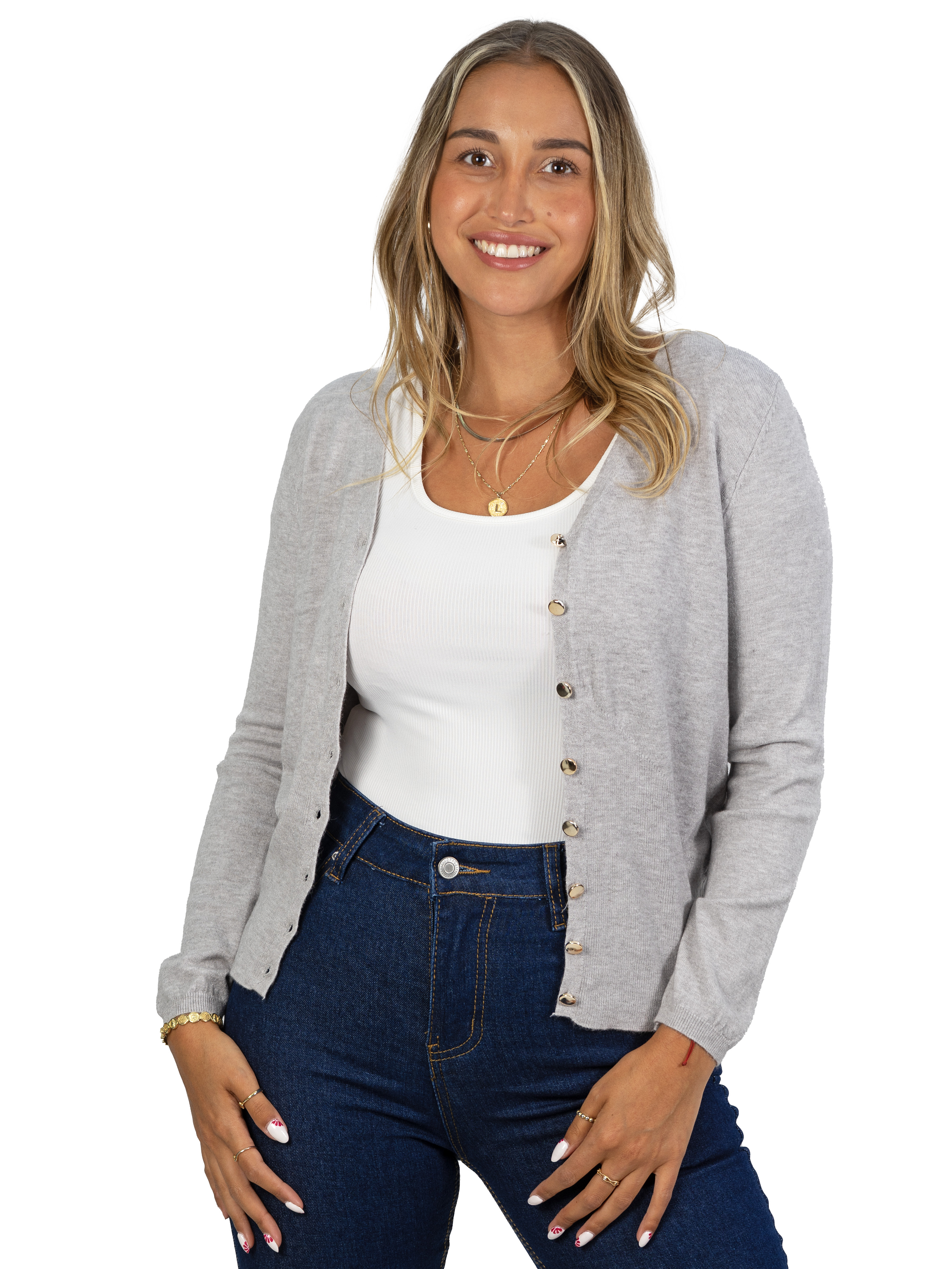 Chaleco botones tapadito colores Atenea 1