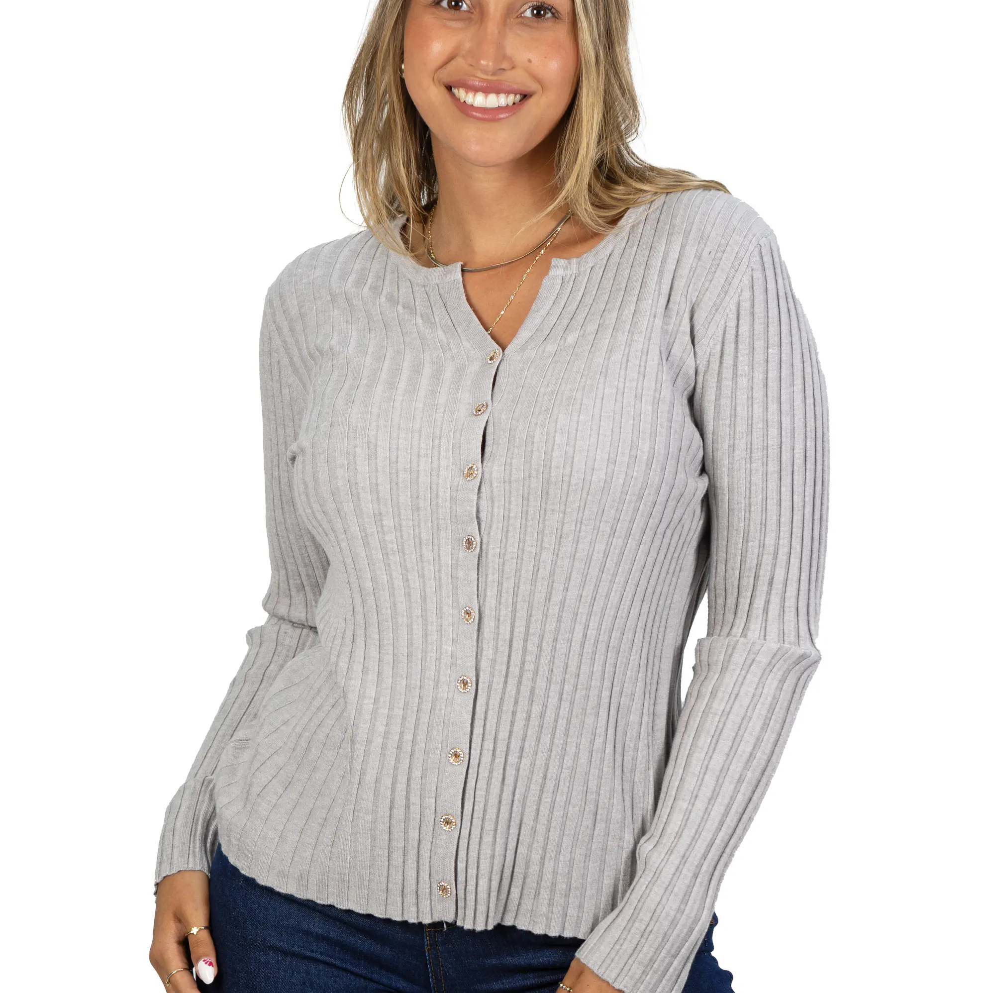 Sweater Básico con Botones colores 19