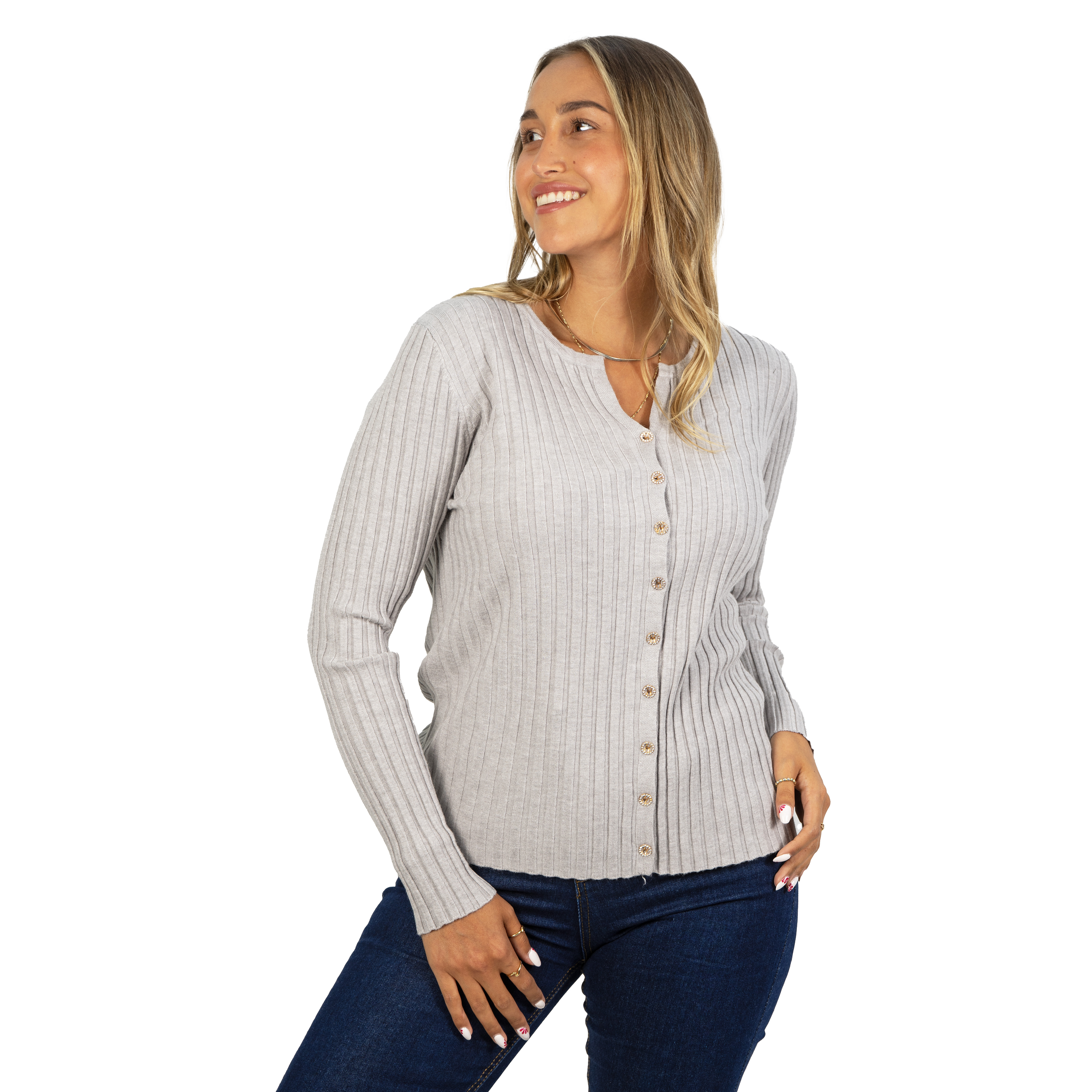 Sweater Básico con Botones colores 20