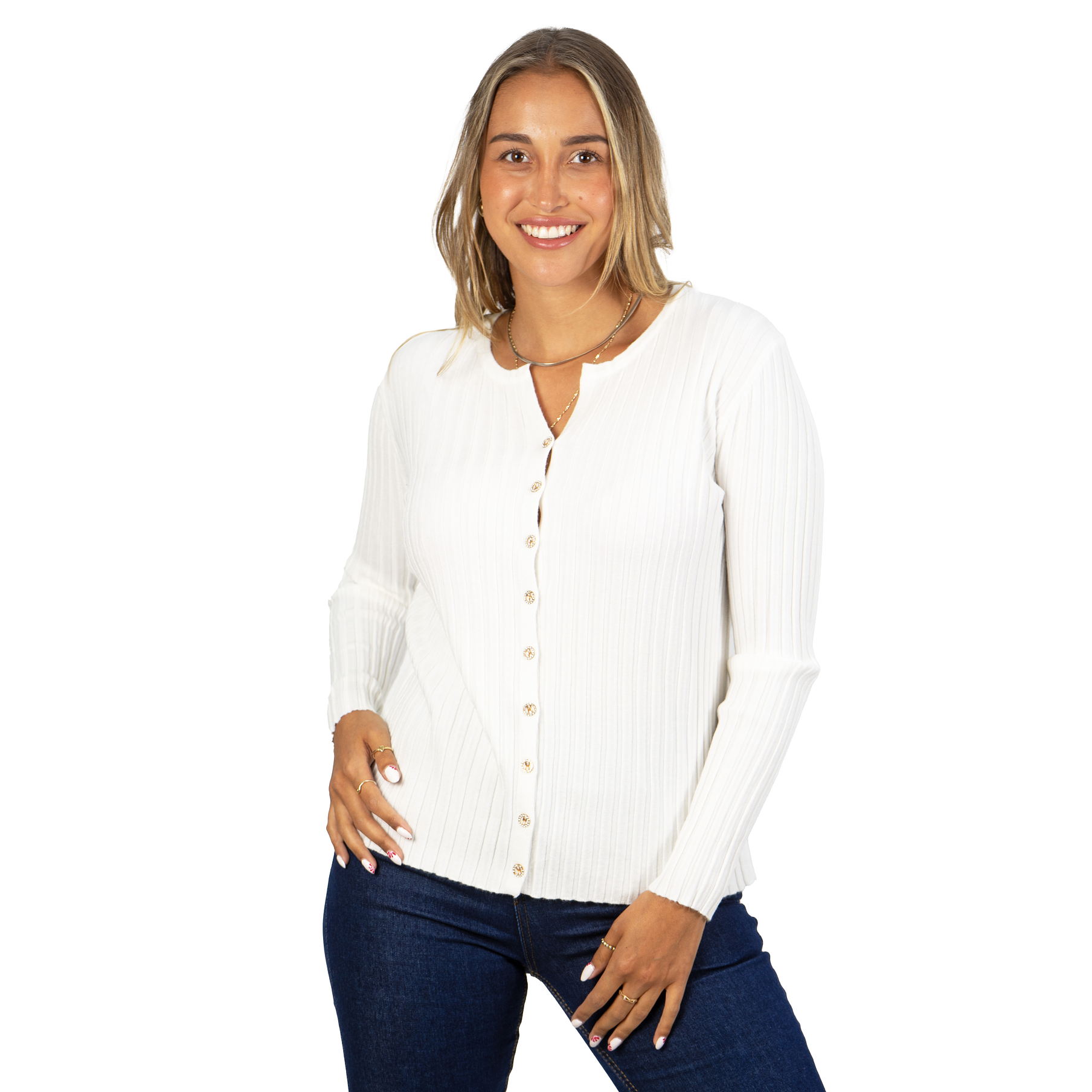 Sweater Básico con Botones colores 22