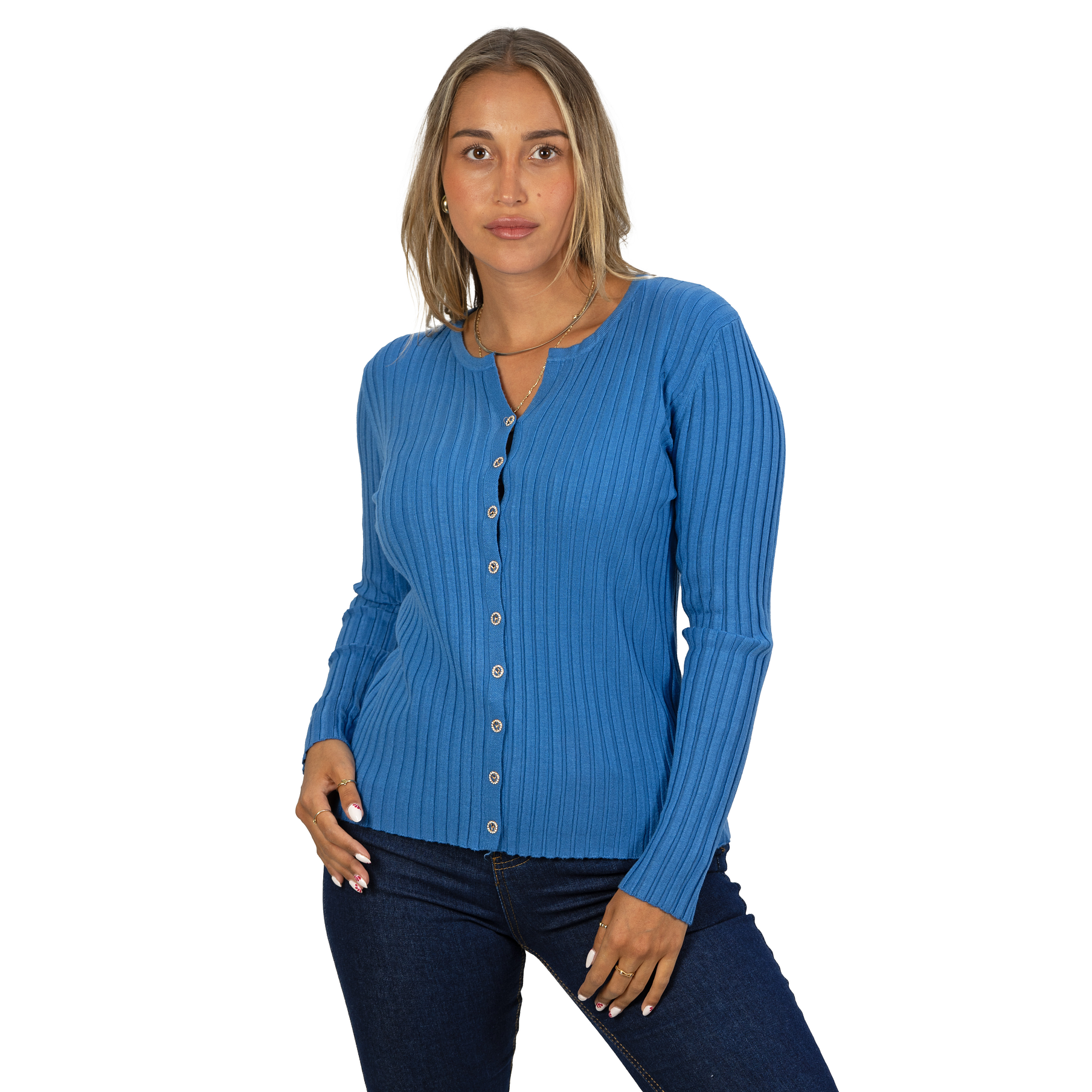 Sweater Básico con Botones colores 24