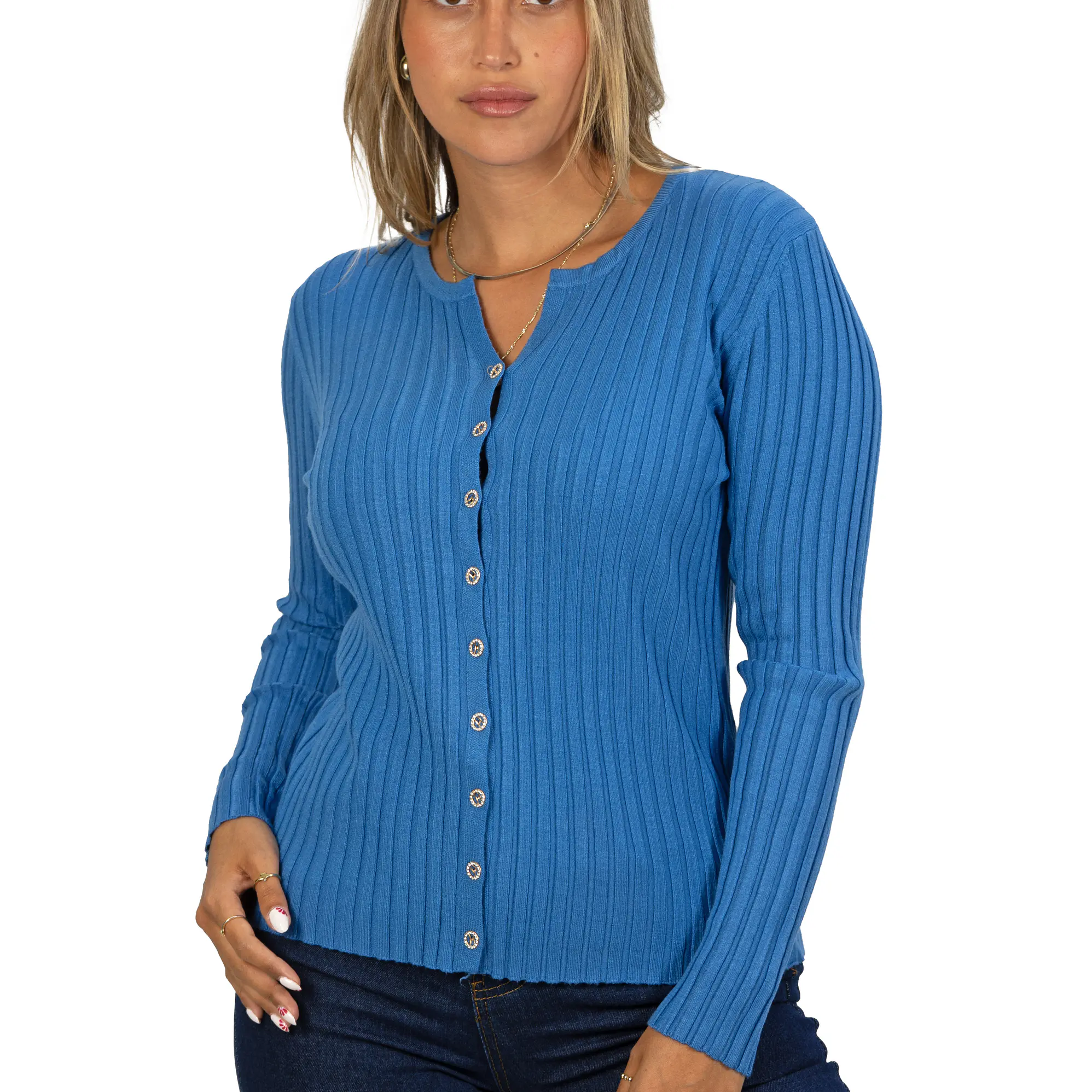 Sweater Básico con Botones colores 24