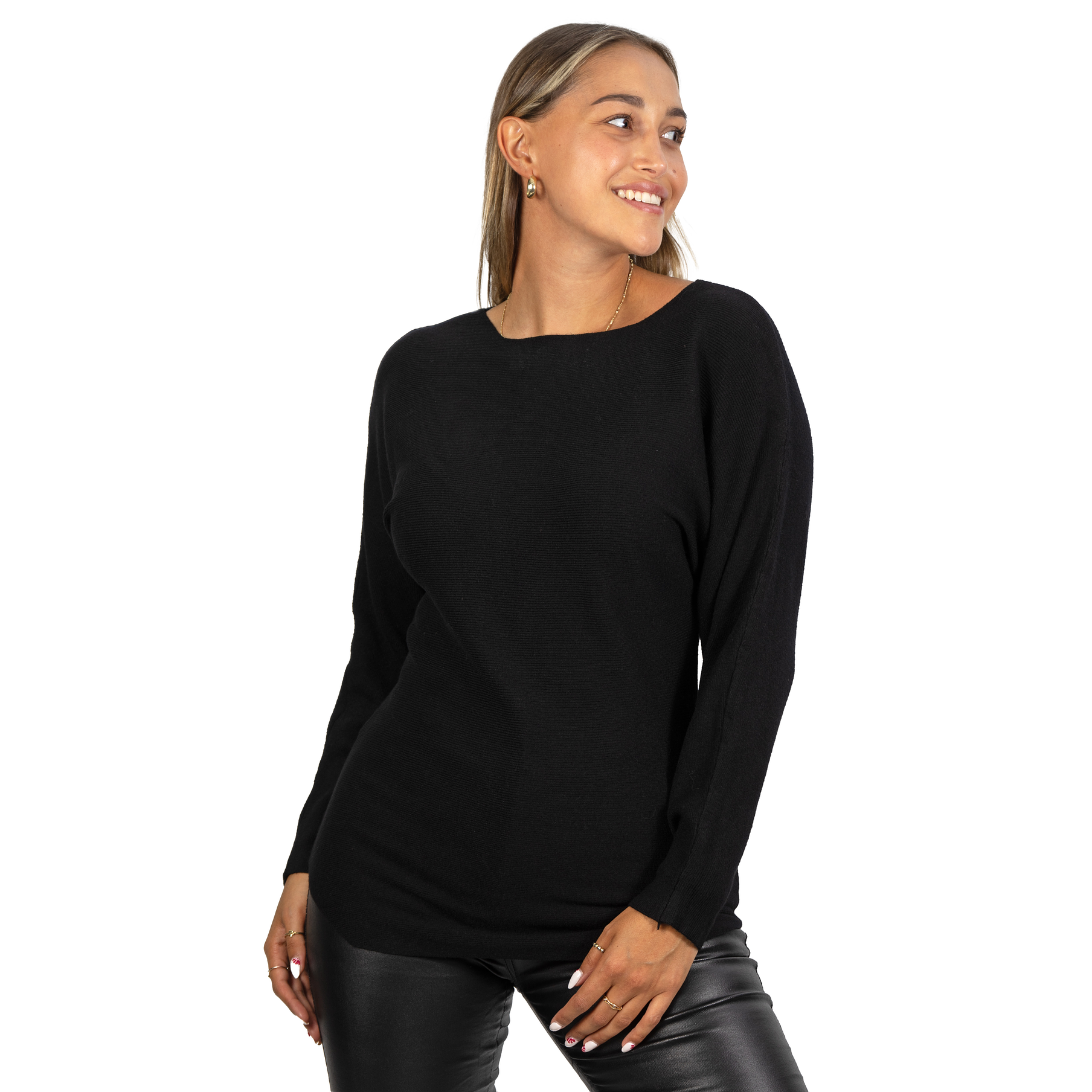 Sweater manga murciélago largo colores mujer 3