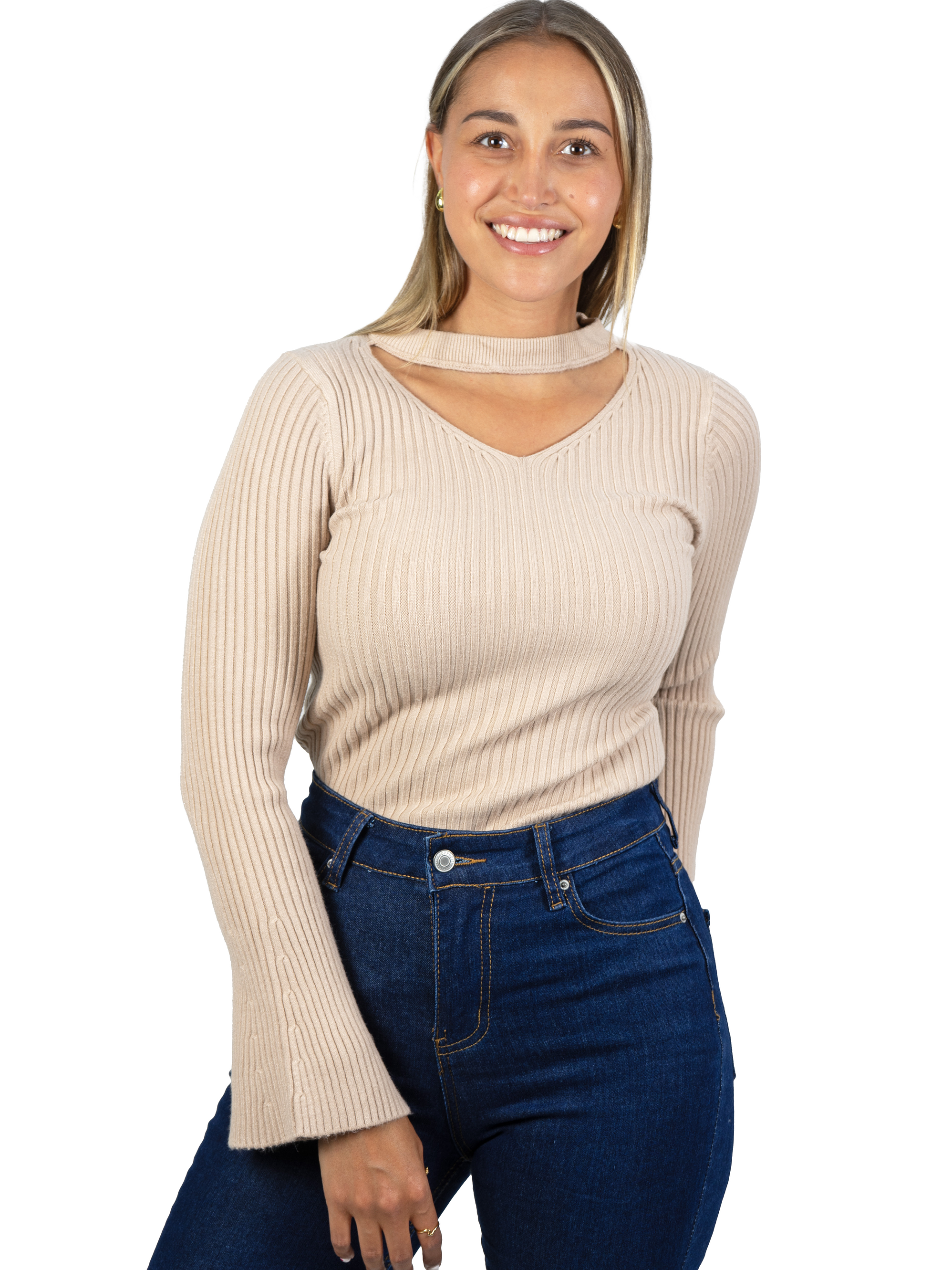 Sweater básico polera invierno colores manga acampanada 20