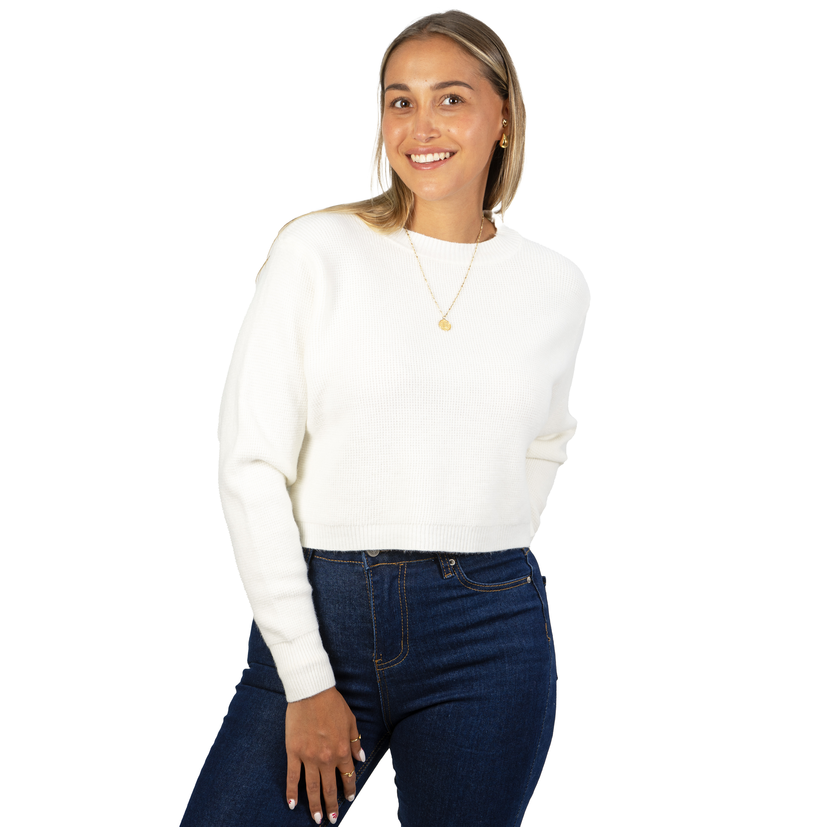 Chaleco mujer crop colores texturado Nissa 3