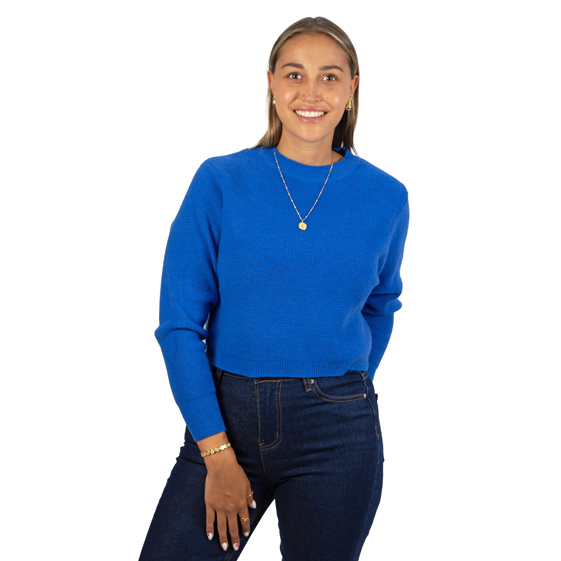 Chaleco mujer crop colores texturado Nissa 9