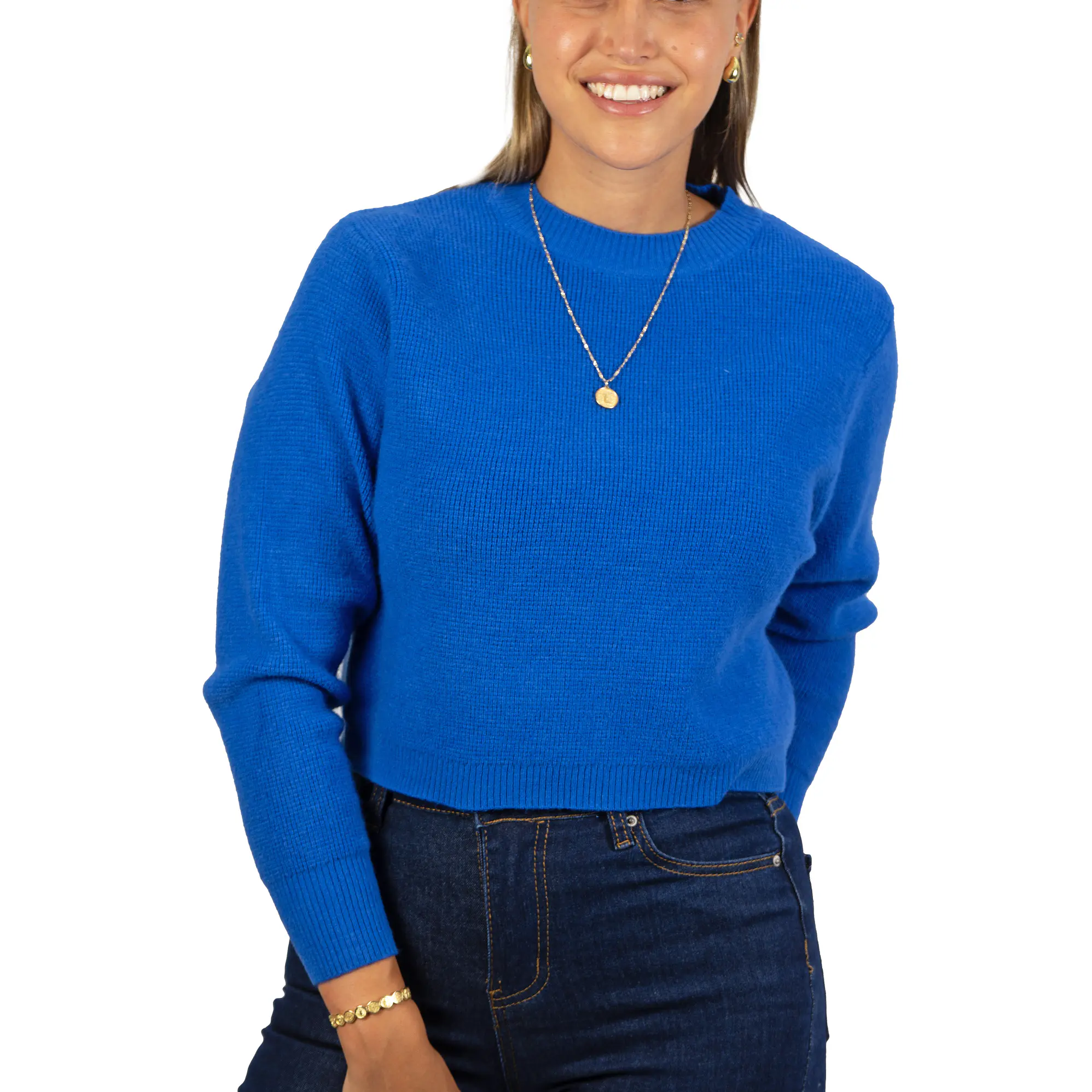 Chaleco mujer crop colores texturado Nissa 9