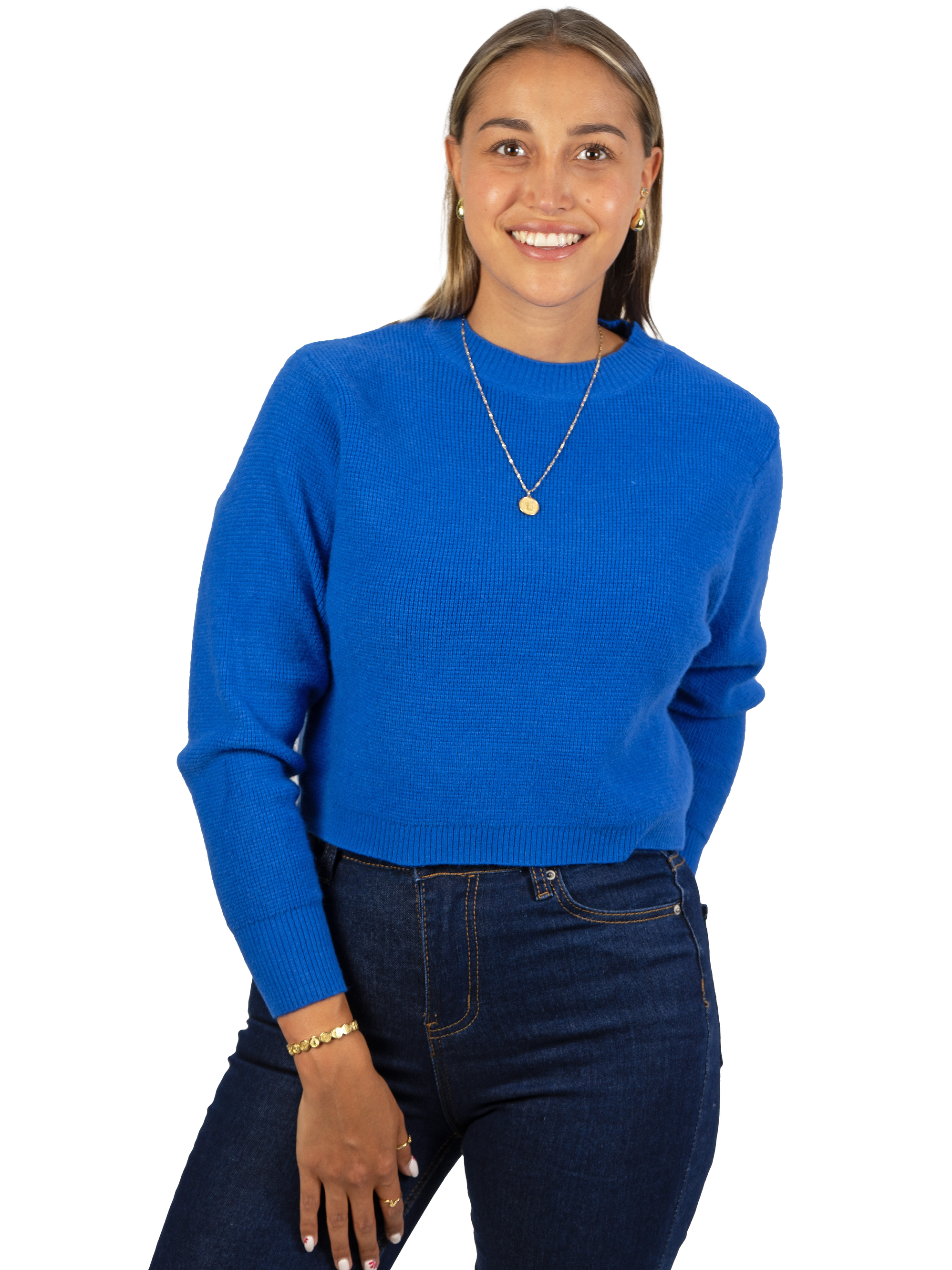 Chaleco mujer crop colores texturado Nissa 9