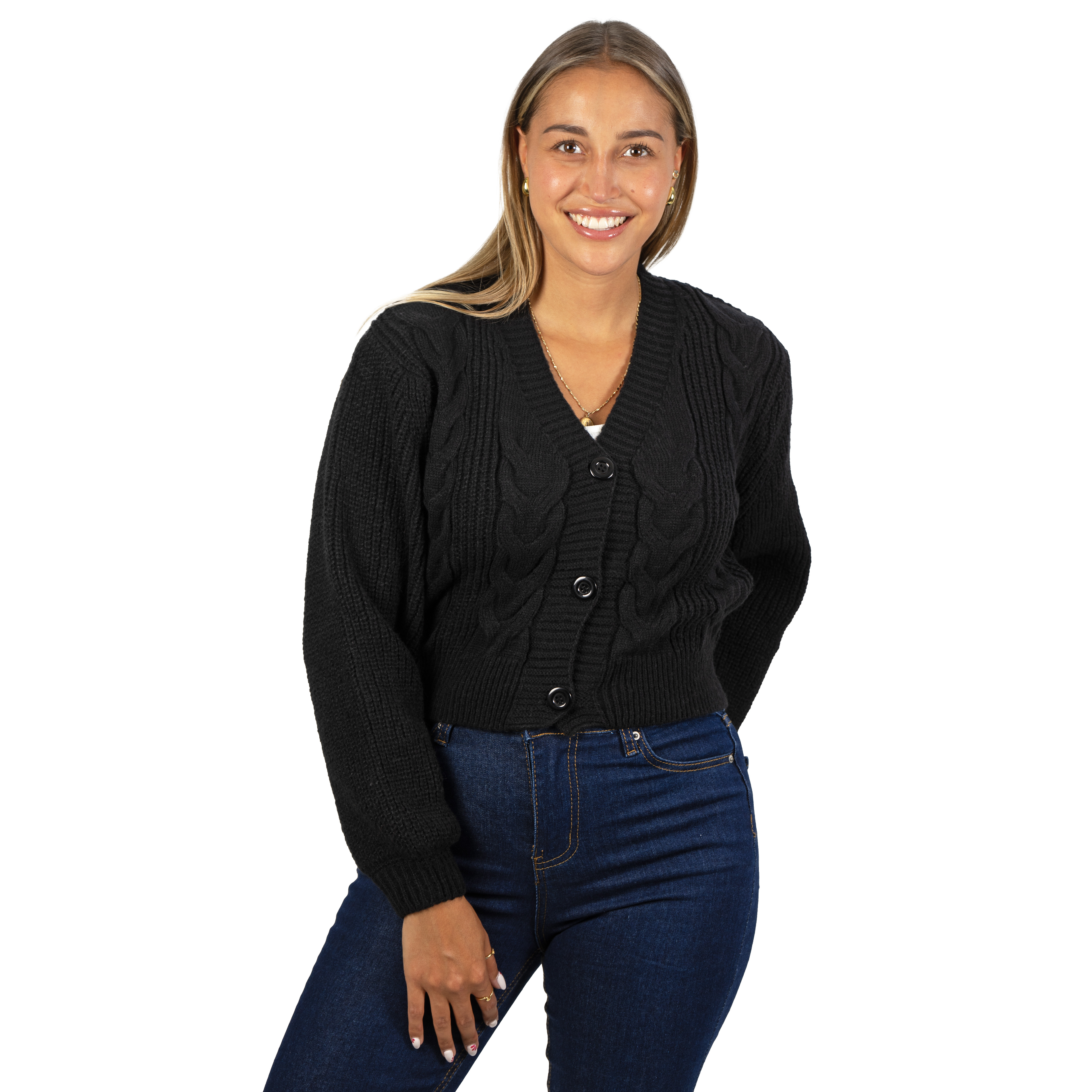 Chaleco cárdigan mujer manga globo colores 3