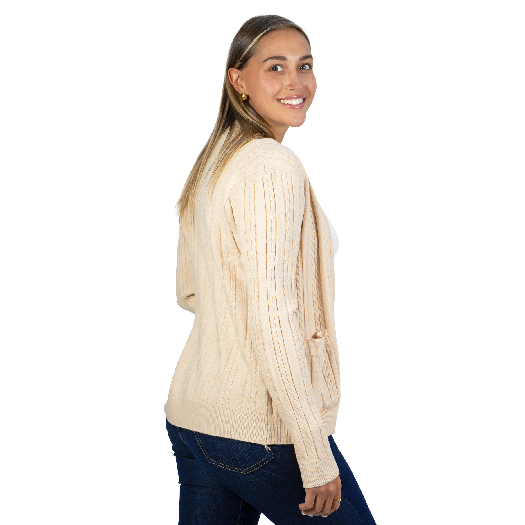 Chaleco mujer cierre texturado colores 6