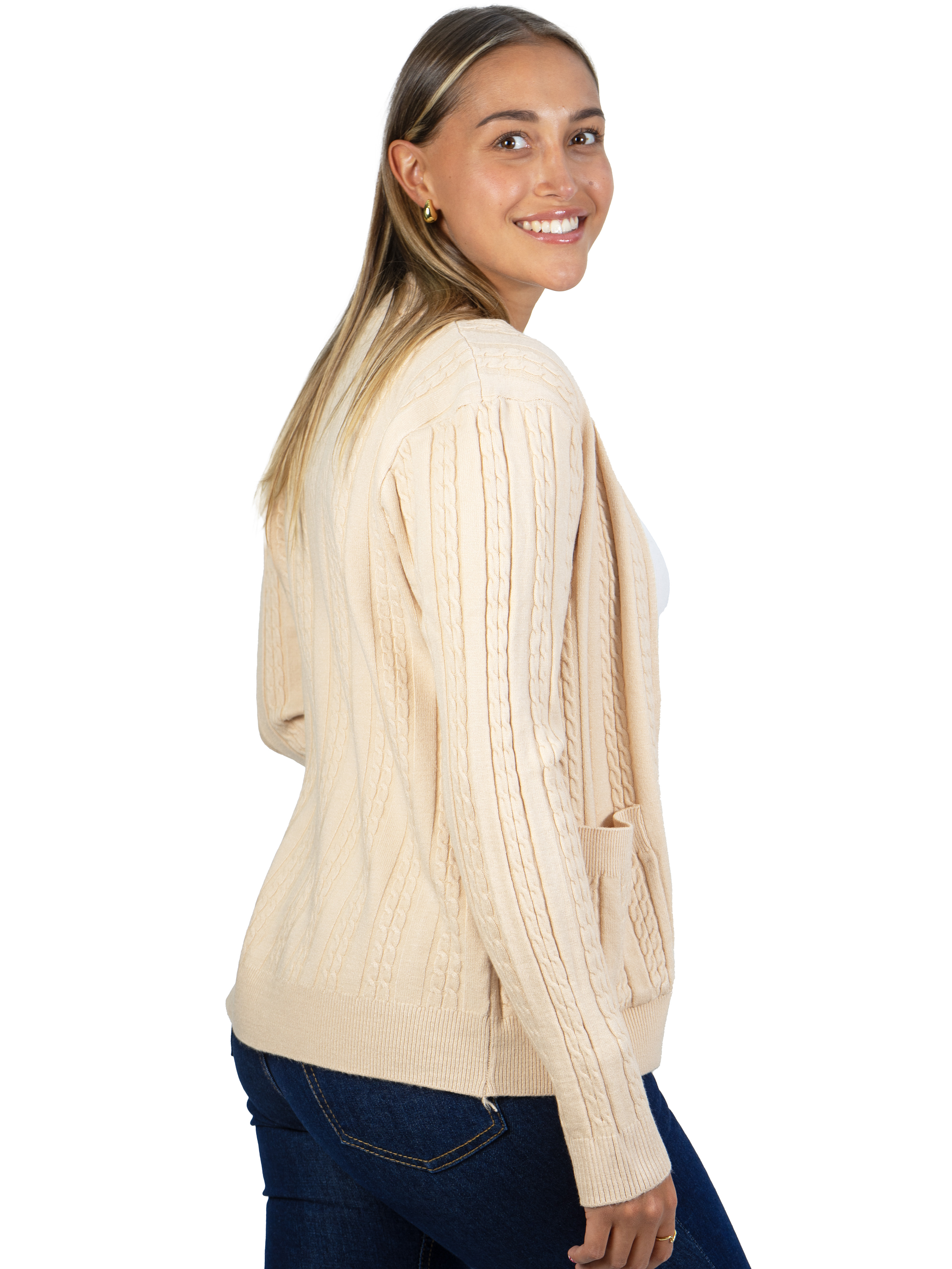 Chaleco mujer cierre texturado colores 6