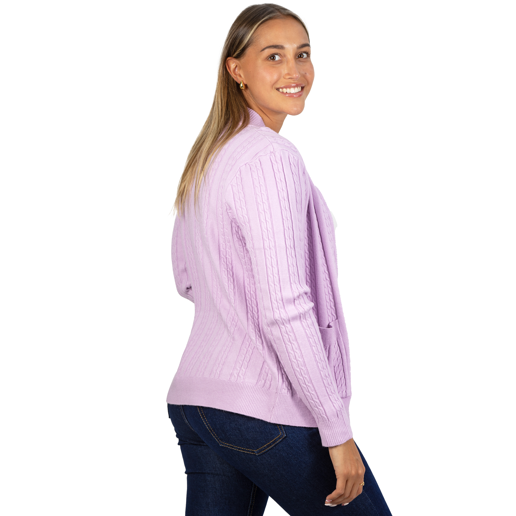 Chaleco mujer cierre texturado colores 16