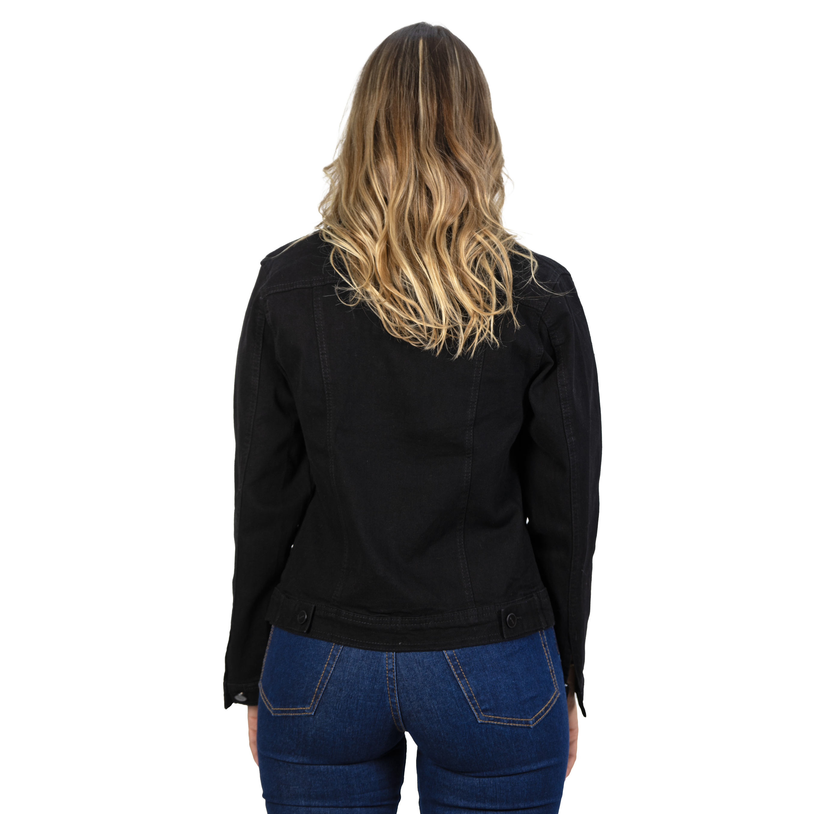 Chaqueta Mezclilla Denim Negro 4