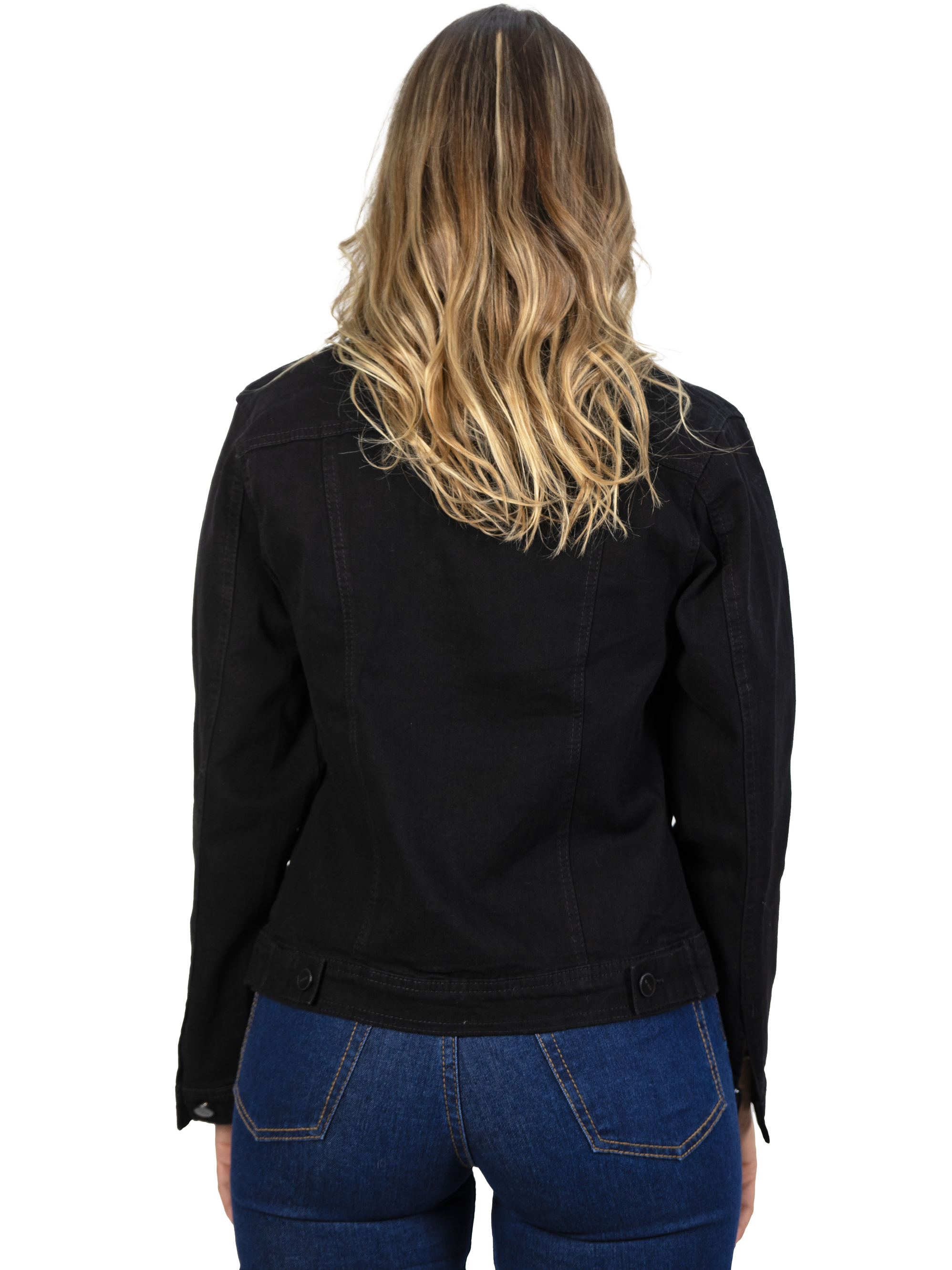Chaqueta Mezclilla Denim Negro 4