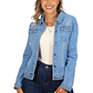 Chaqueta Jeans elasticada Light blue - Miniatura 1