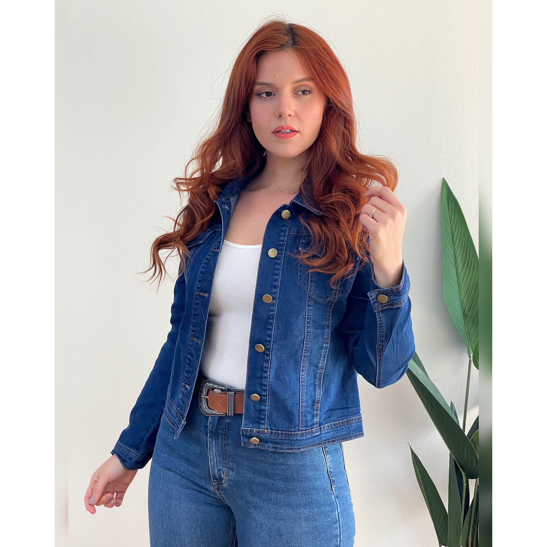 Chaqueta Mezclilla Denim Azul Oscuro 2