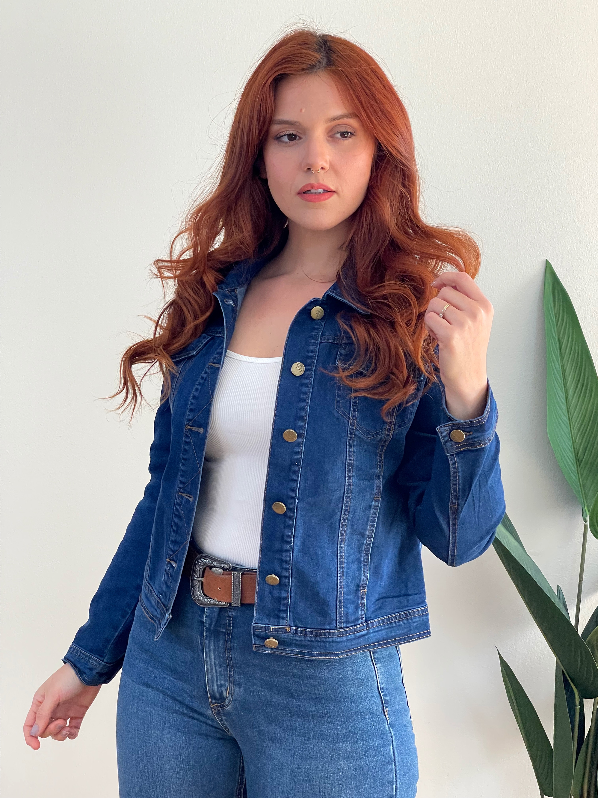 Chaqueta Mezclilla Denim Azul Oscuro 2