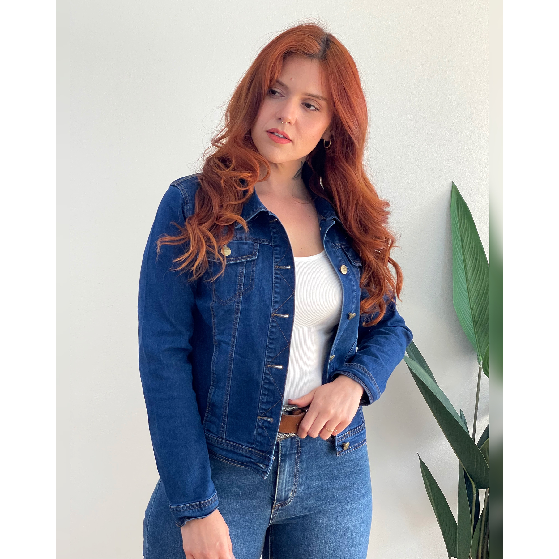 Chaqueta Mezclilla Denim Azul Oscuro 3