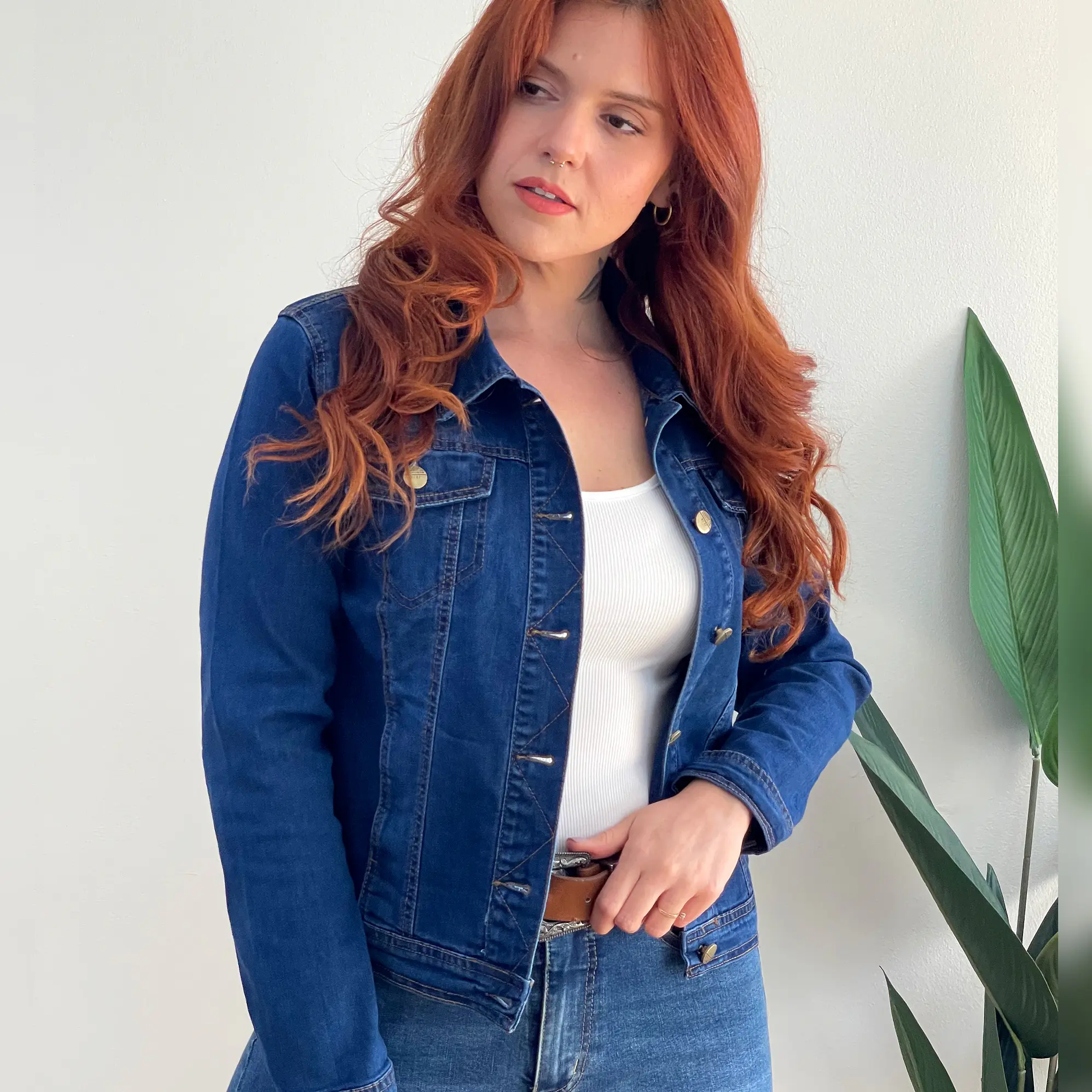 Chaqueta Mezclilla Denim Azul Oscuro 3