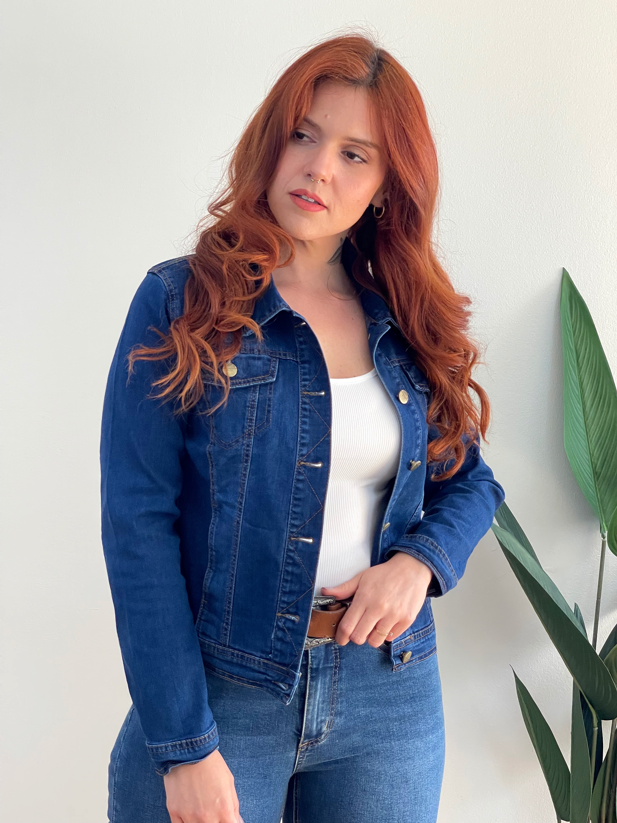 Chaqueta Mezclilla Denim Azul Oscuro 3