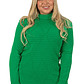 Sweater mujer texturado colores lineas extra linda - Miniatura 7