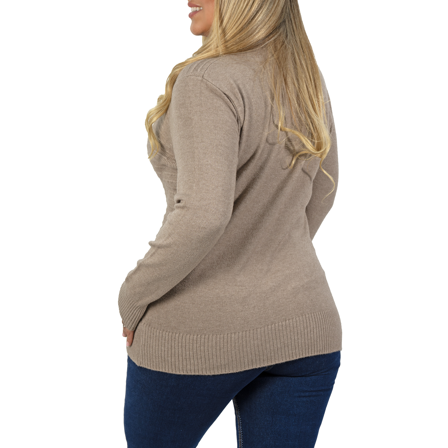 Sweater mujer texturado colores lineas extra linda 6