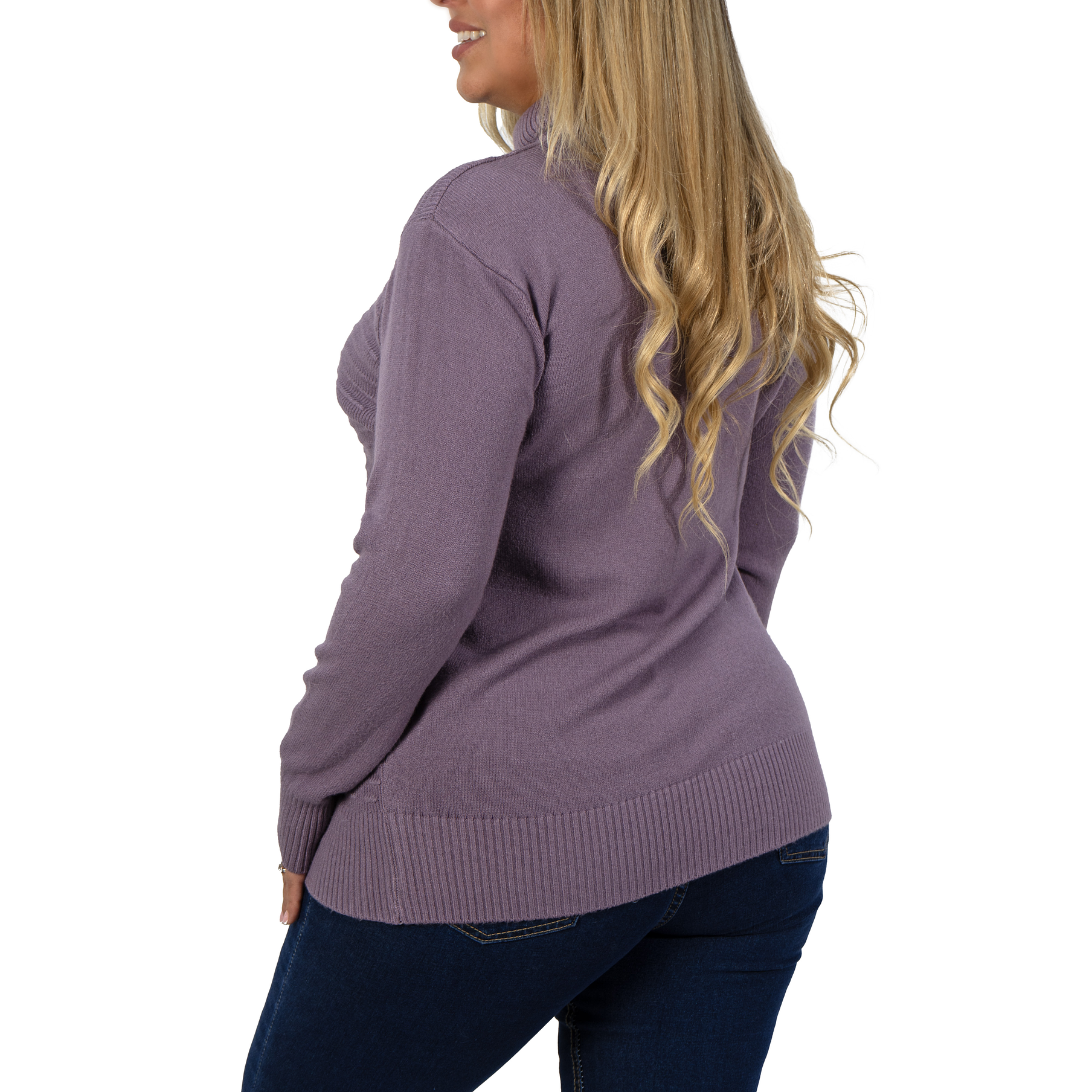 Sweater mujer texturado colores lineas extra linda 16