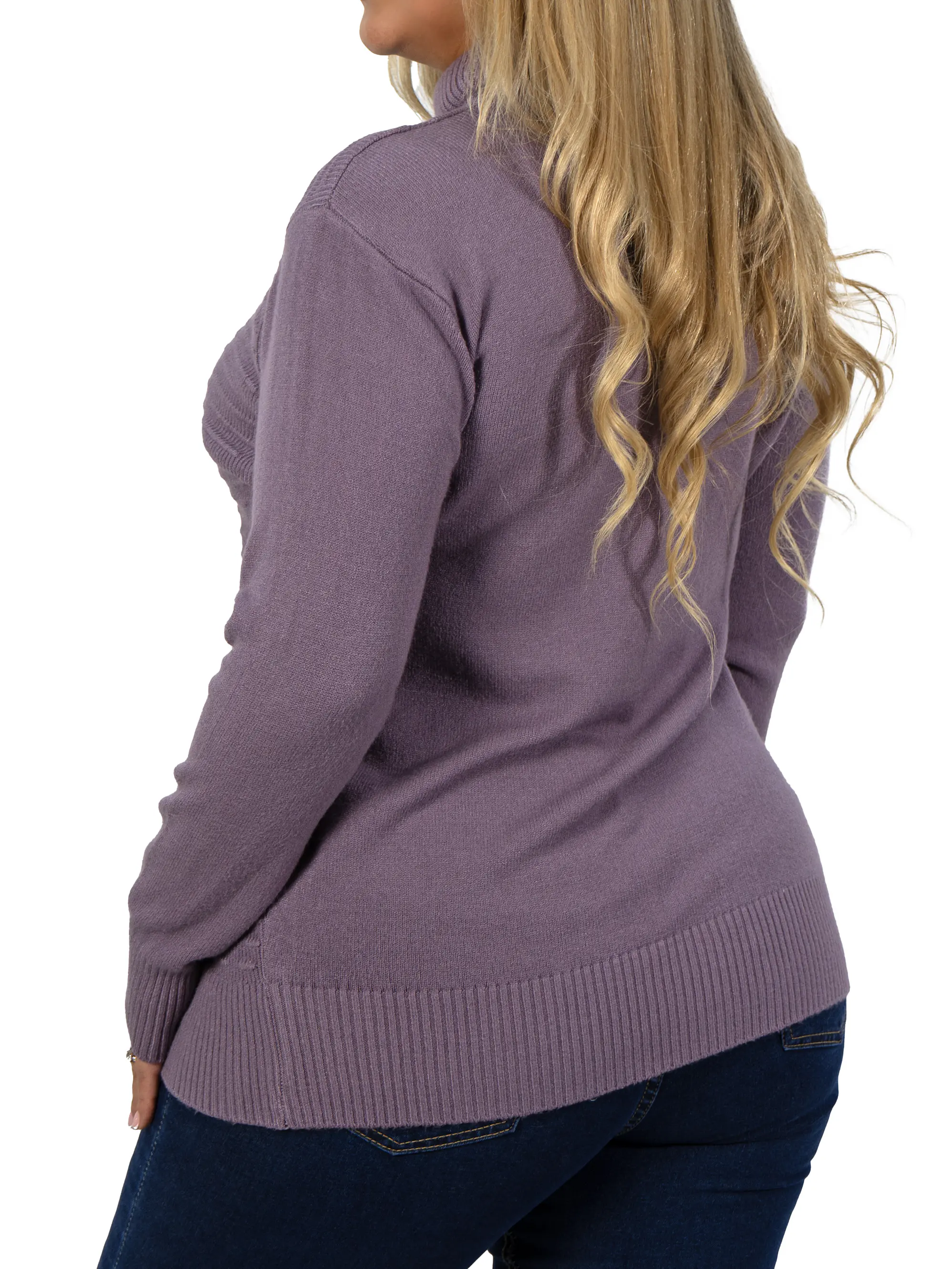 Sweater mujer texturado colores lineas extra linda 16
