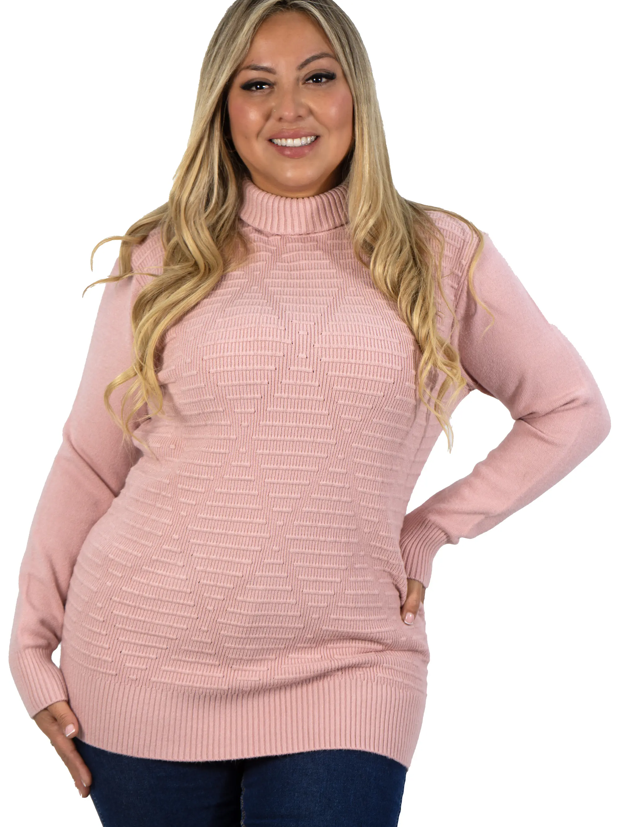 Sweater mujer texturado colores lineas extra linda 14