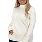 Sweater mujer texturado colores lineas extra linda - Miniatura 19