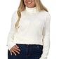Sweater mujer texturado colores lineas extra linda - Miniatura 20