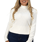 Sweater mujer texturado colores Lineas rombos extra linda - Miniatura 10