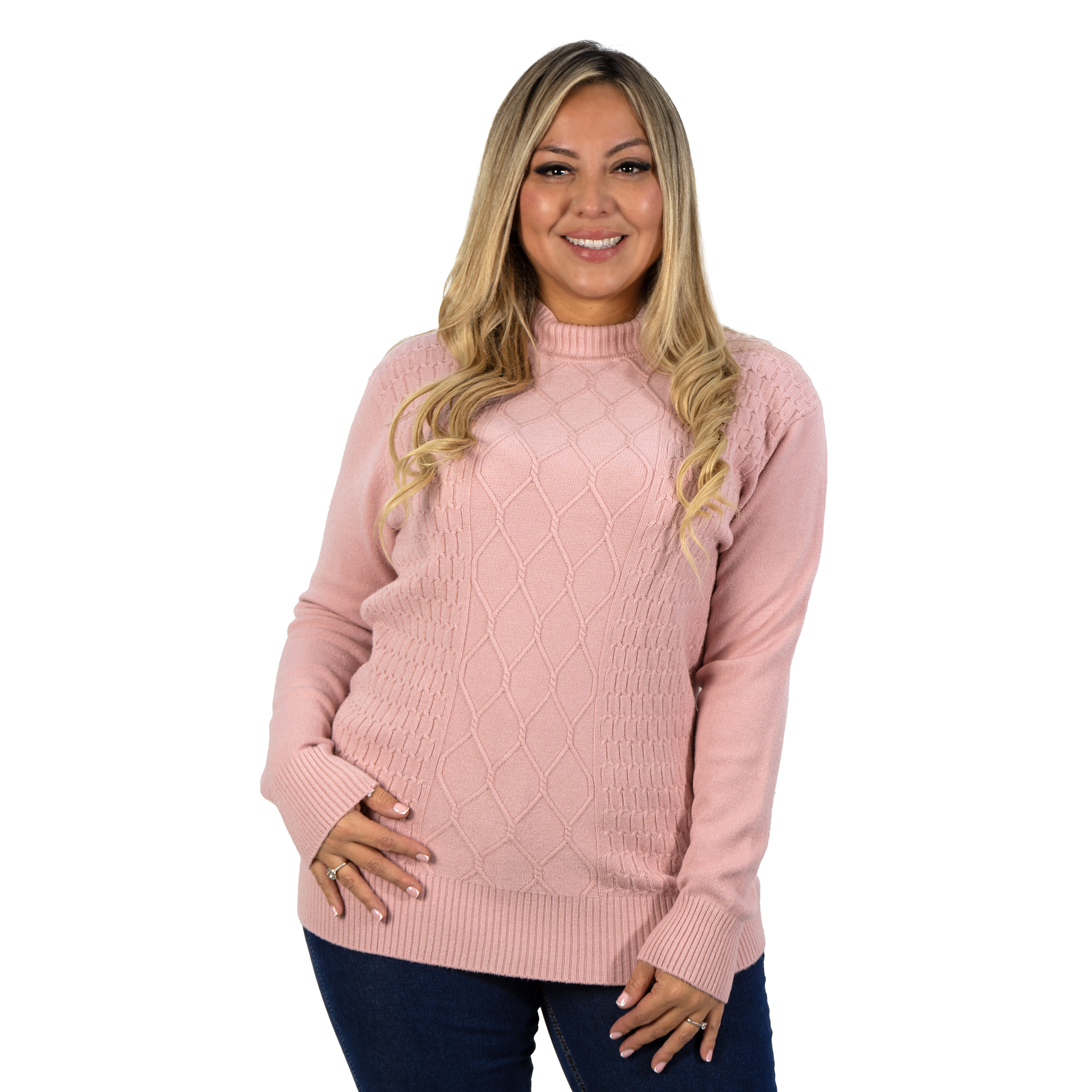 Sweater mujer texturado colores Lineas rombos extra linda 17