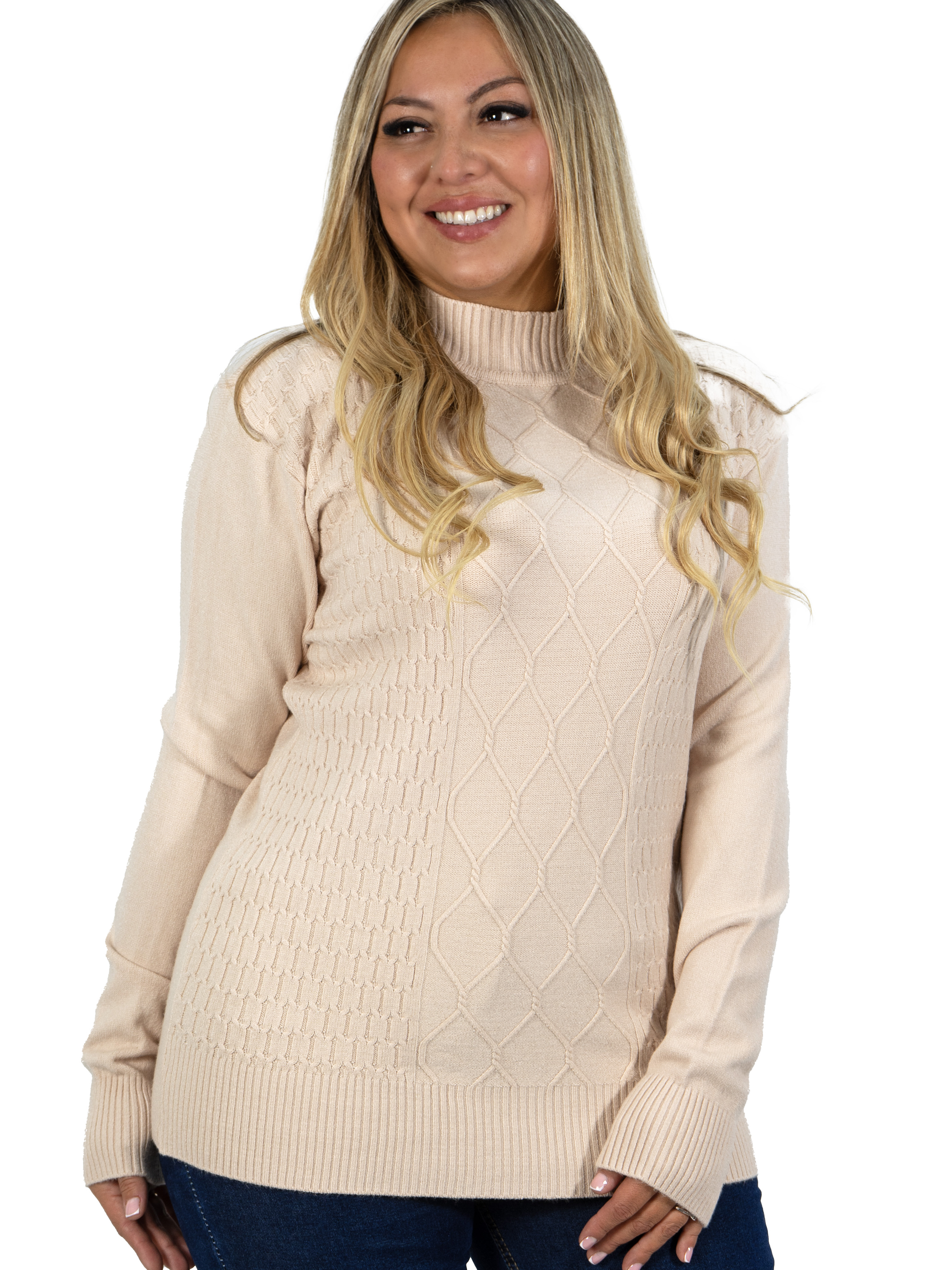 Sweater mujer texturado colores Lineas rombos extra linda 22