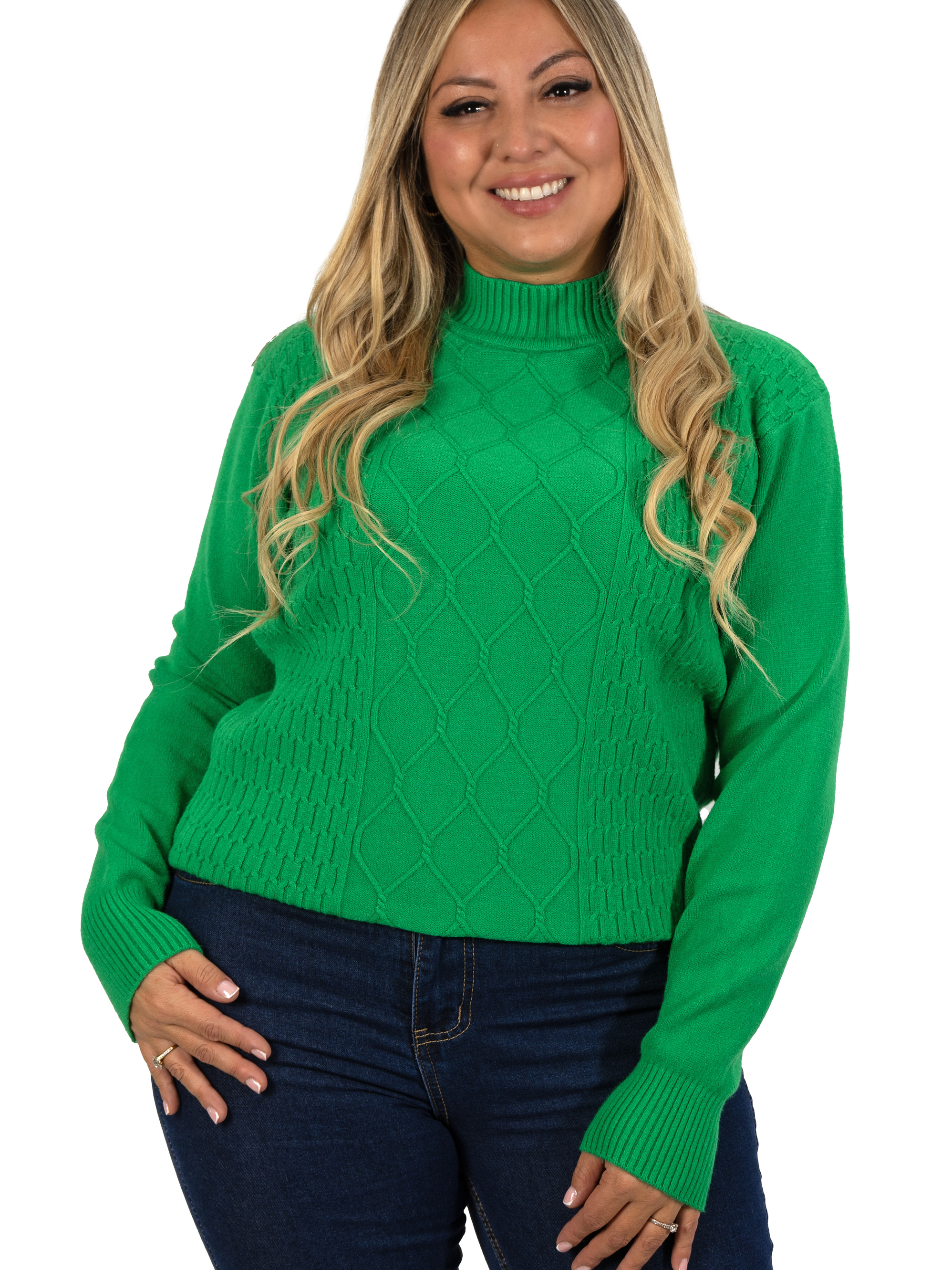 Sweater mujer texturado colores Lineas rombos extra linda 24