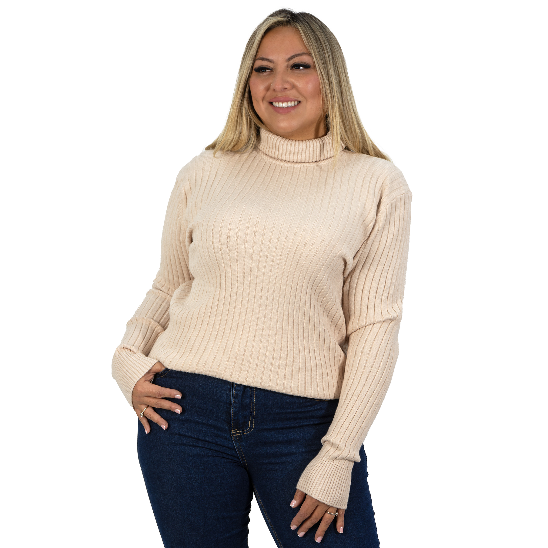 Sweater mujer básico spandex colores extra linda 3