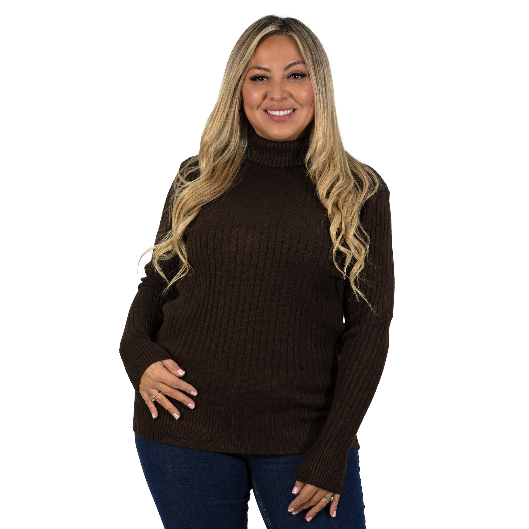 Sweater mujer básico spandex colores extra linda 6