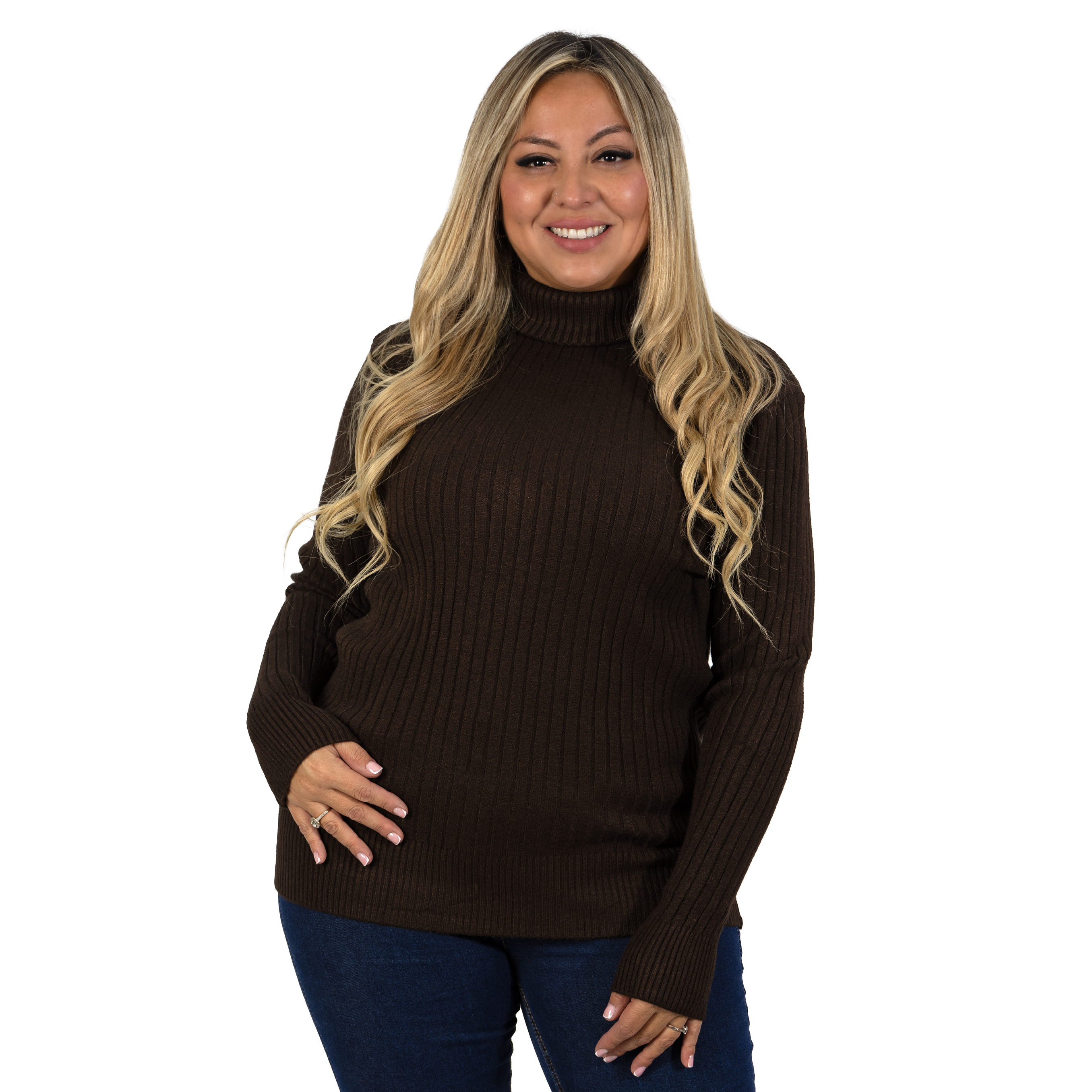 Sweater mujer básico spandex colores extra linda 6